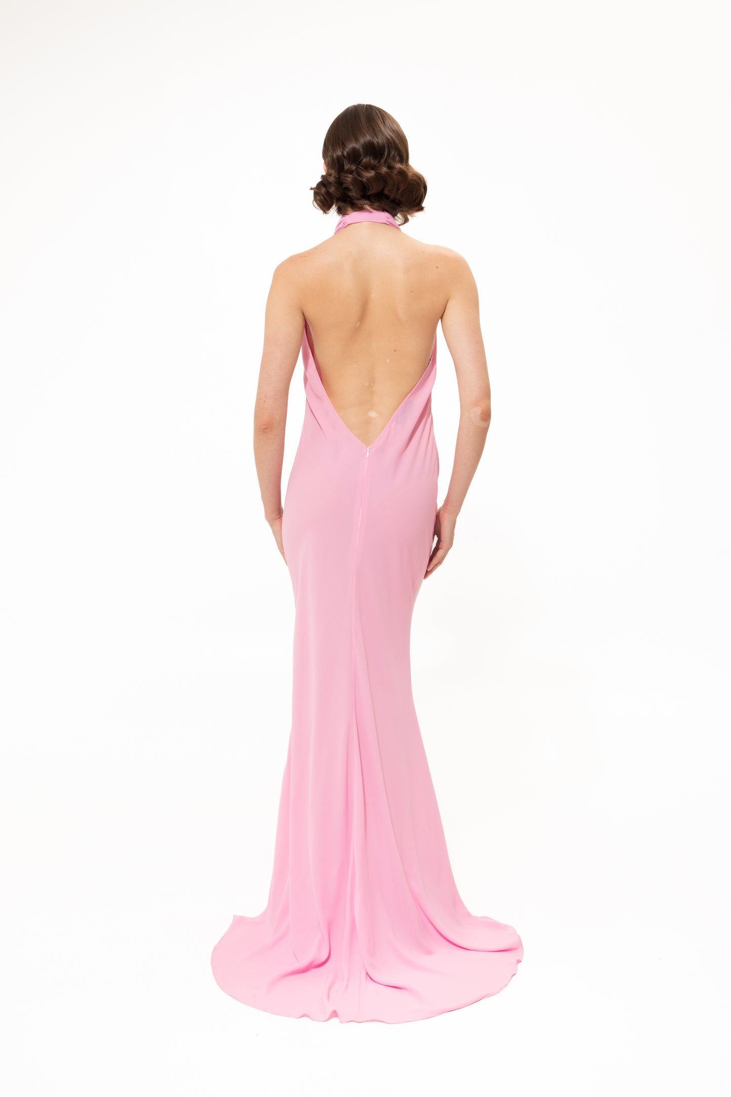 VK Bright Pink Maxi Gown