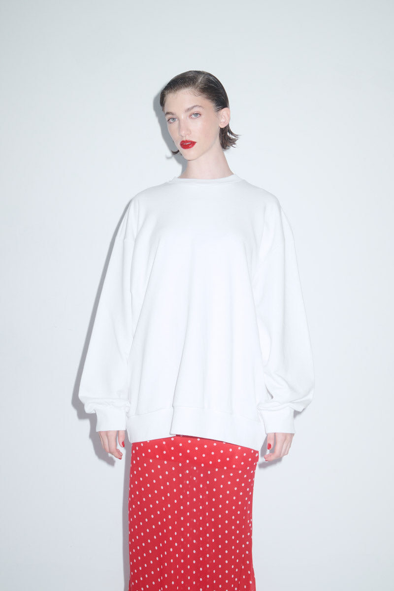 Sweatshirt Oversized Printed - I LOVE YOU BABY