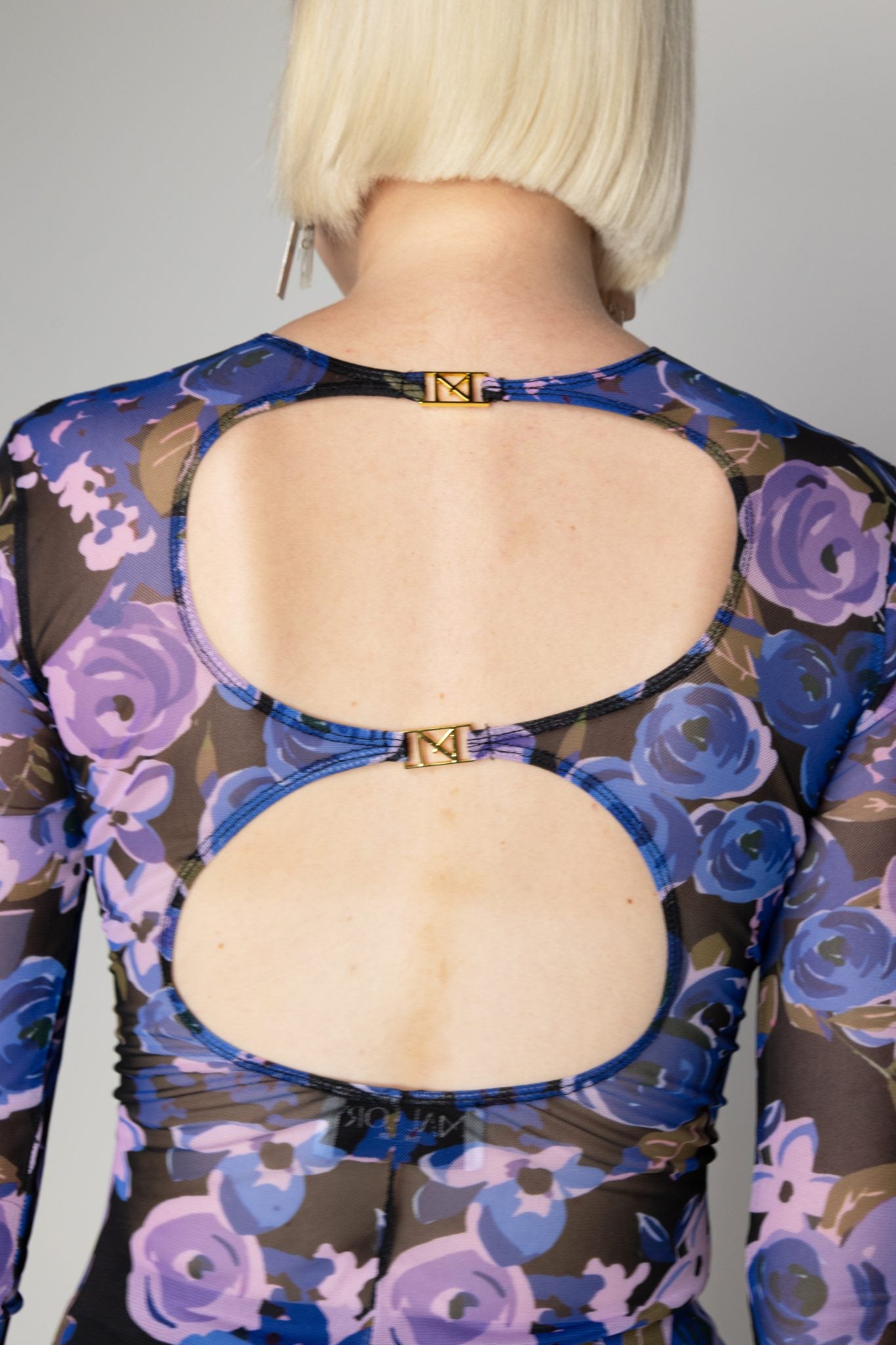 Celeste Blue Floral Dress
