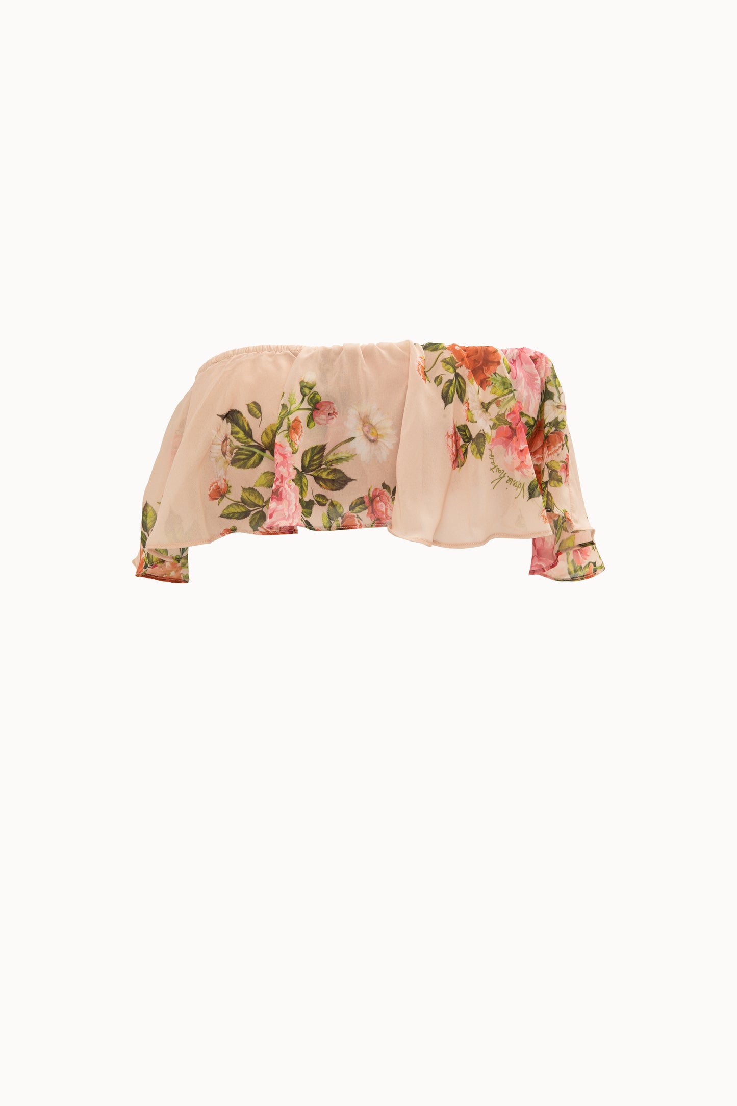 VK Pink Romance Ruffled Crop Top