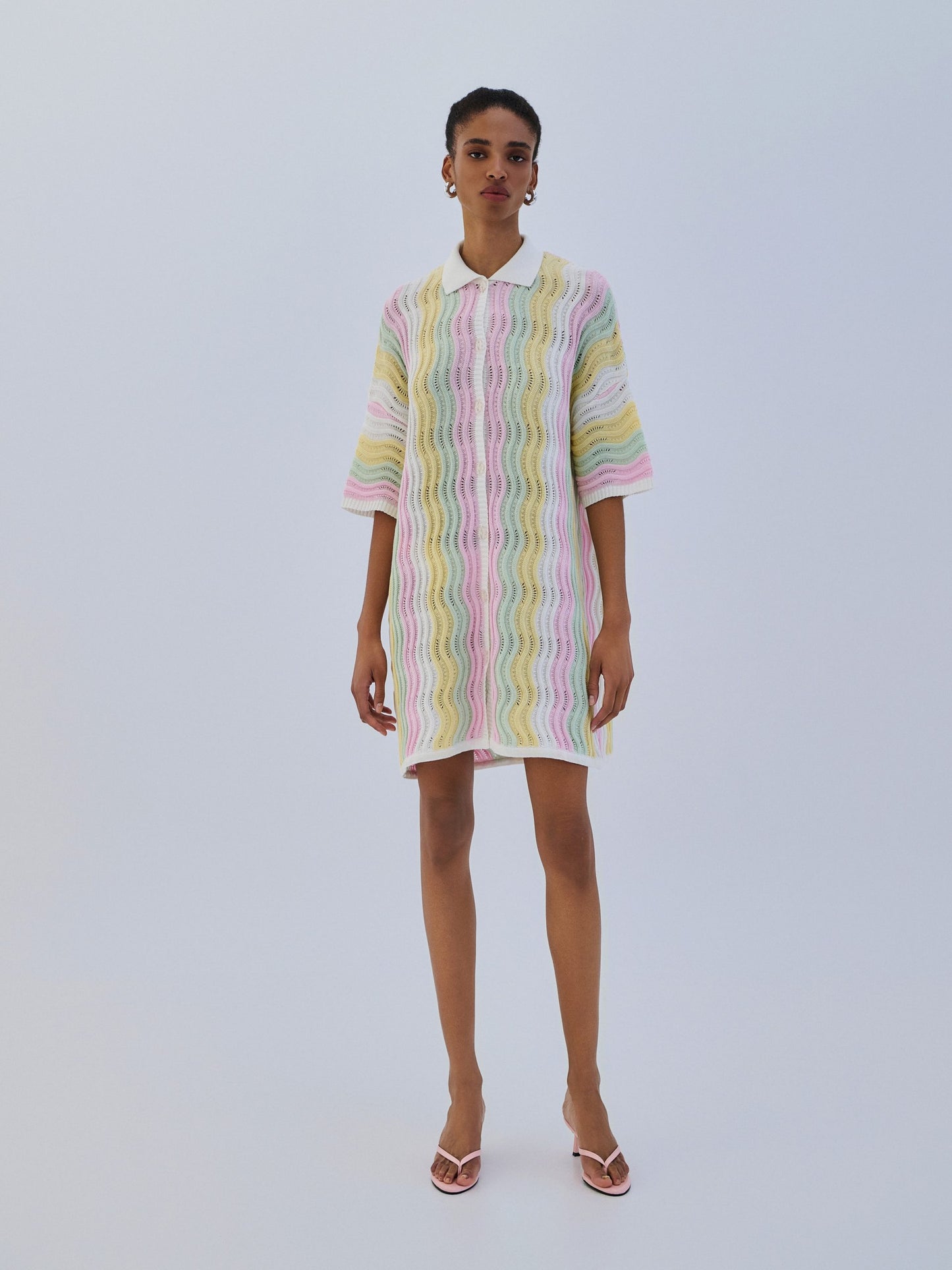 Dress Mini Polo Tricolor