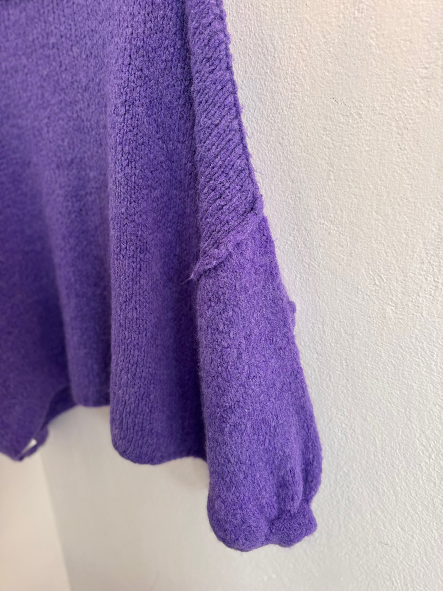 Long Sleeve Knitwear - Purple