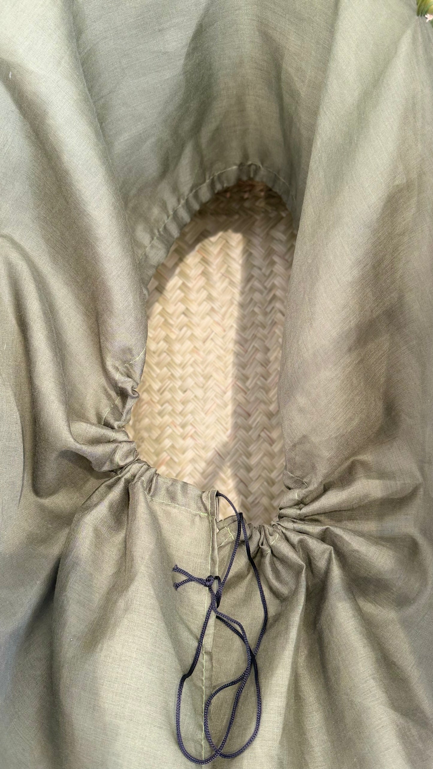 Madagascar Raffia Stipe Bag - XLarge