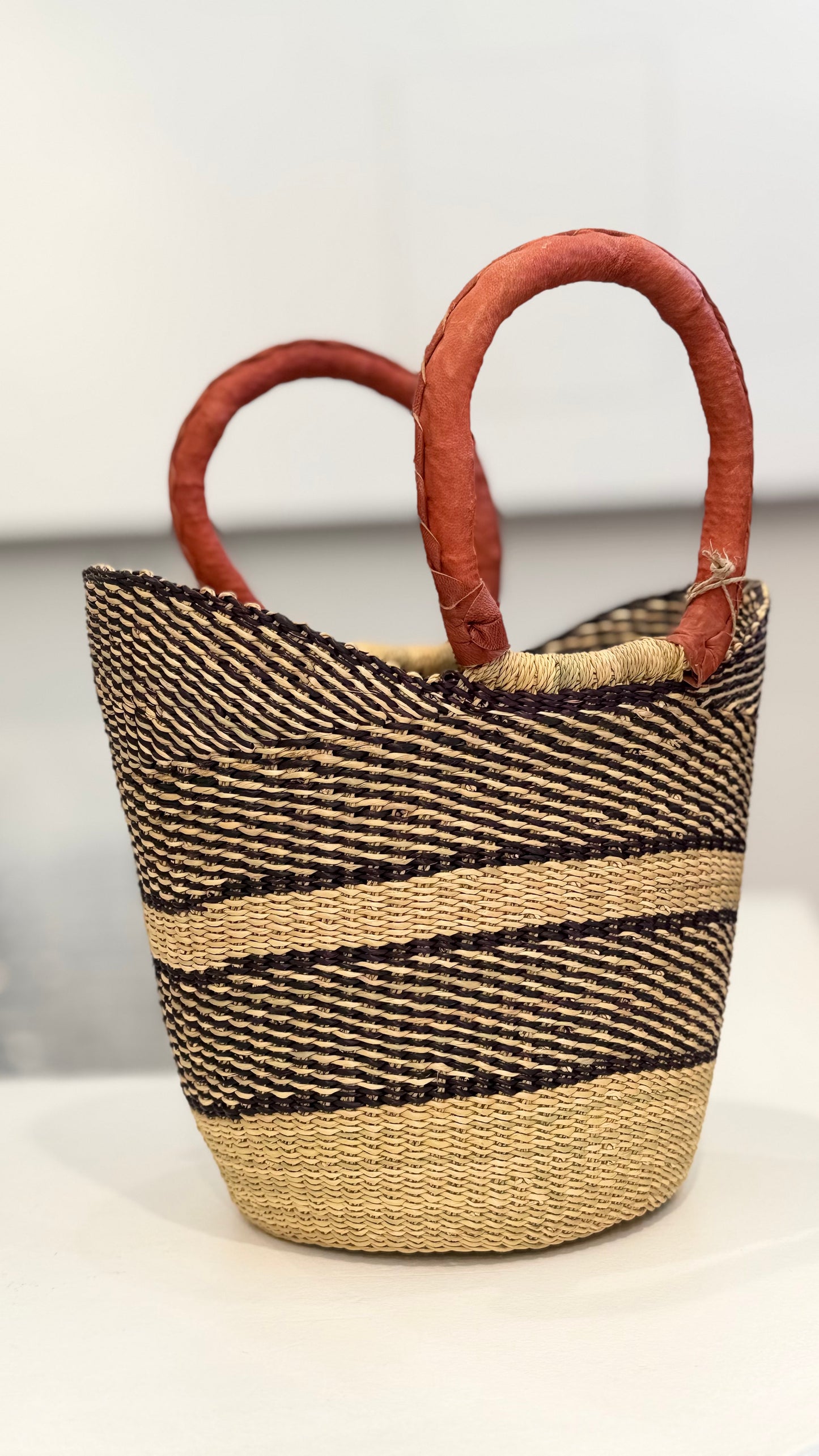 Ghana Bolga Bag Mini - Black