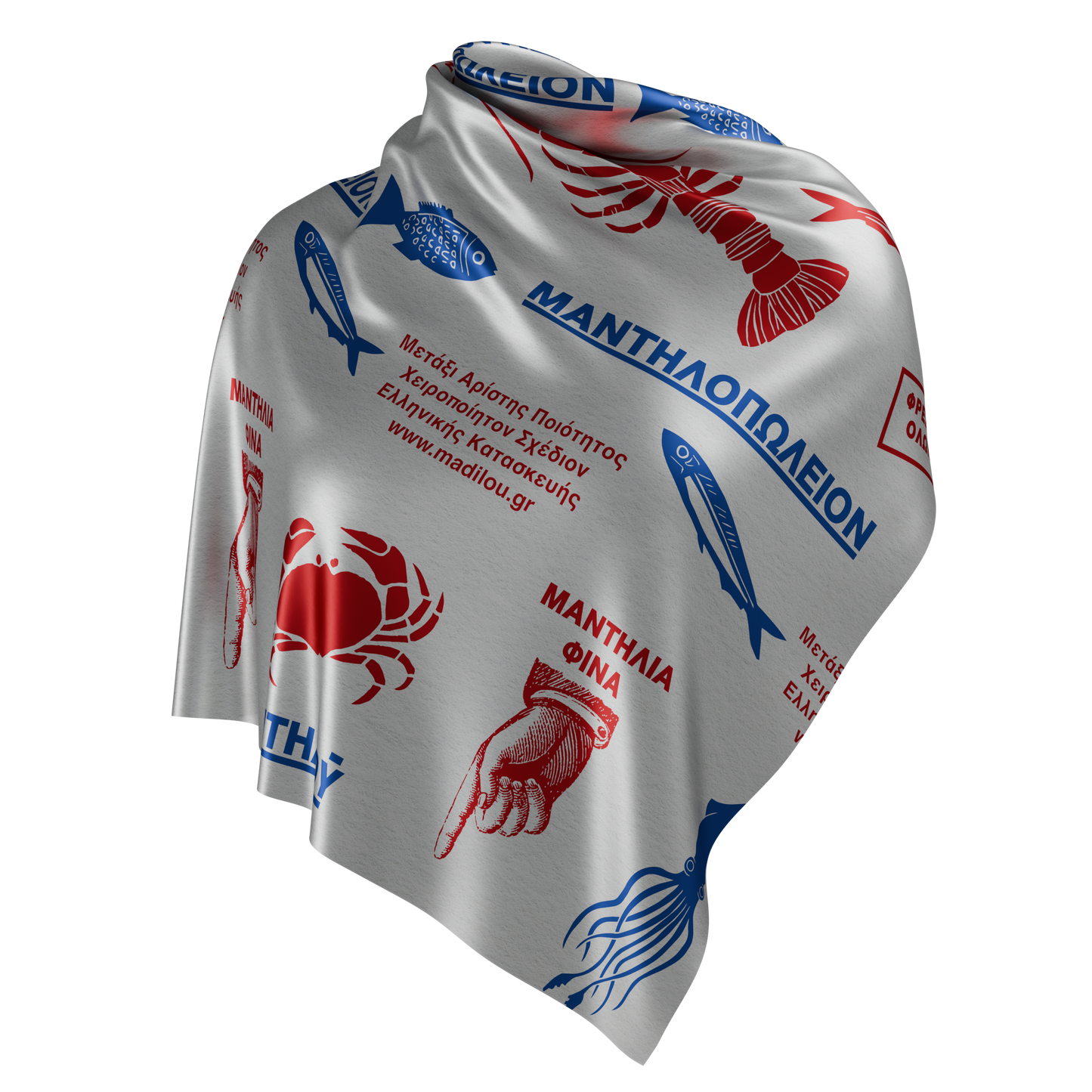 Mantilopwleion - Silk Scarf