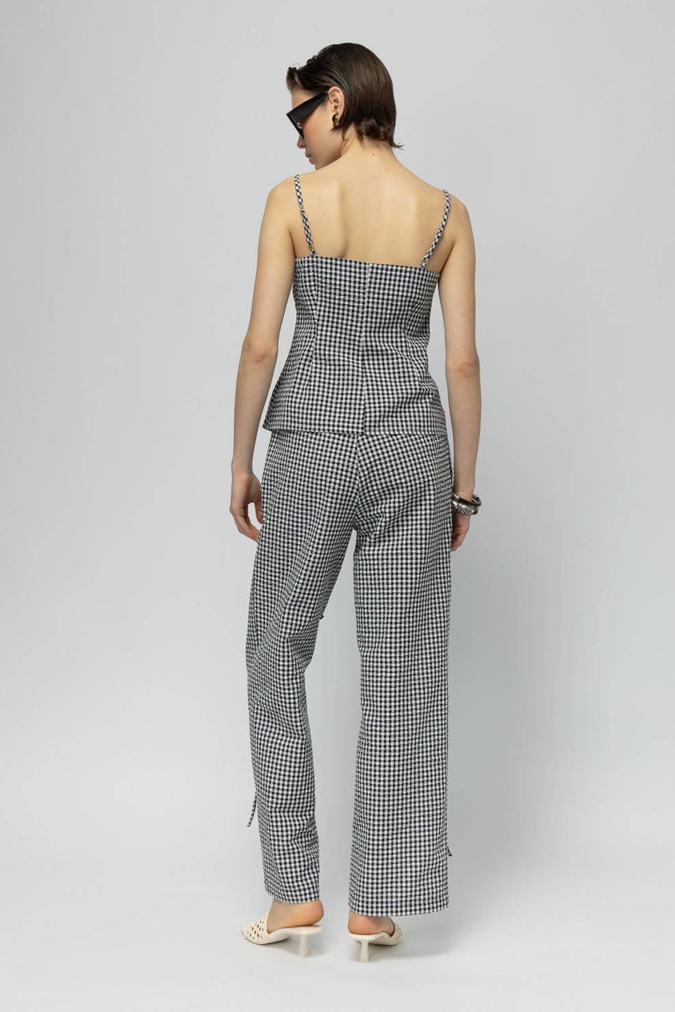 Moon Heat Striped Pant - Brown
