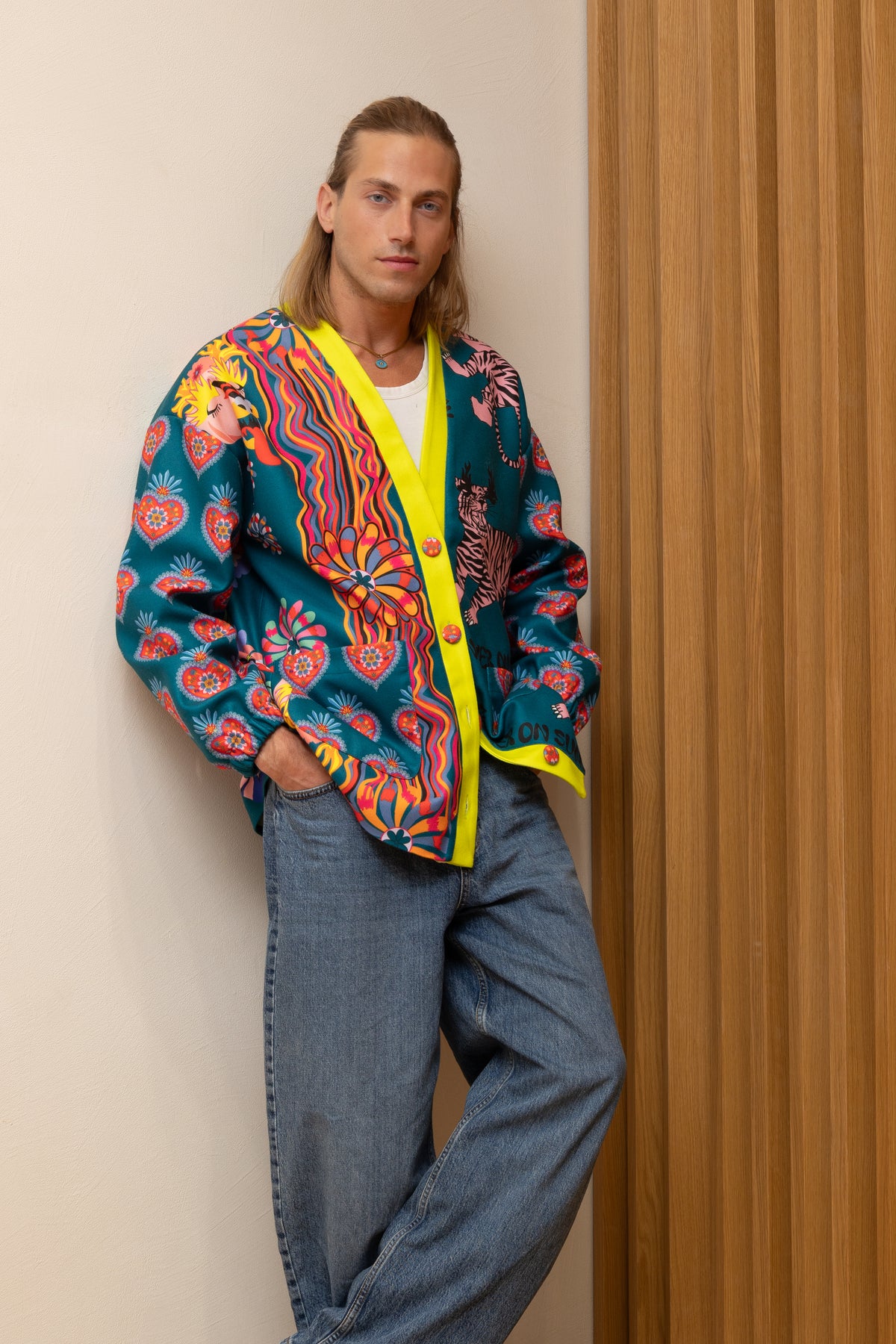 Never on Sunday Cardigan Unisex - Petrol