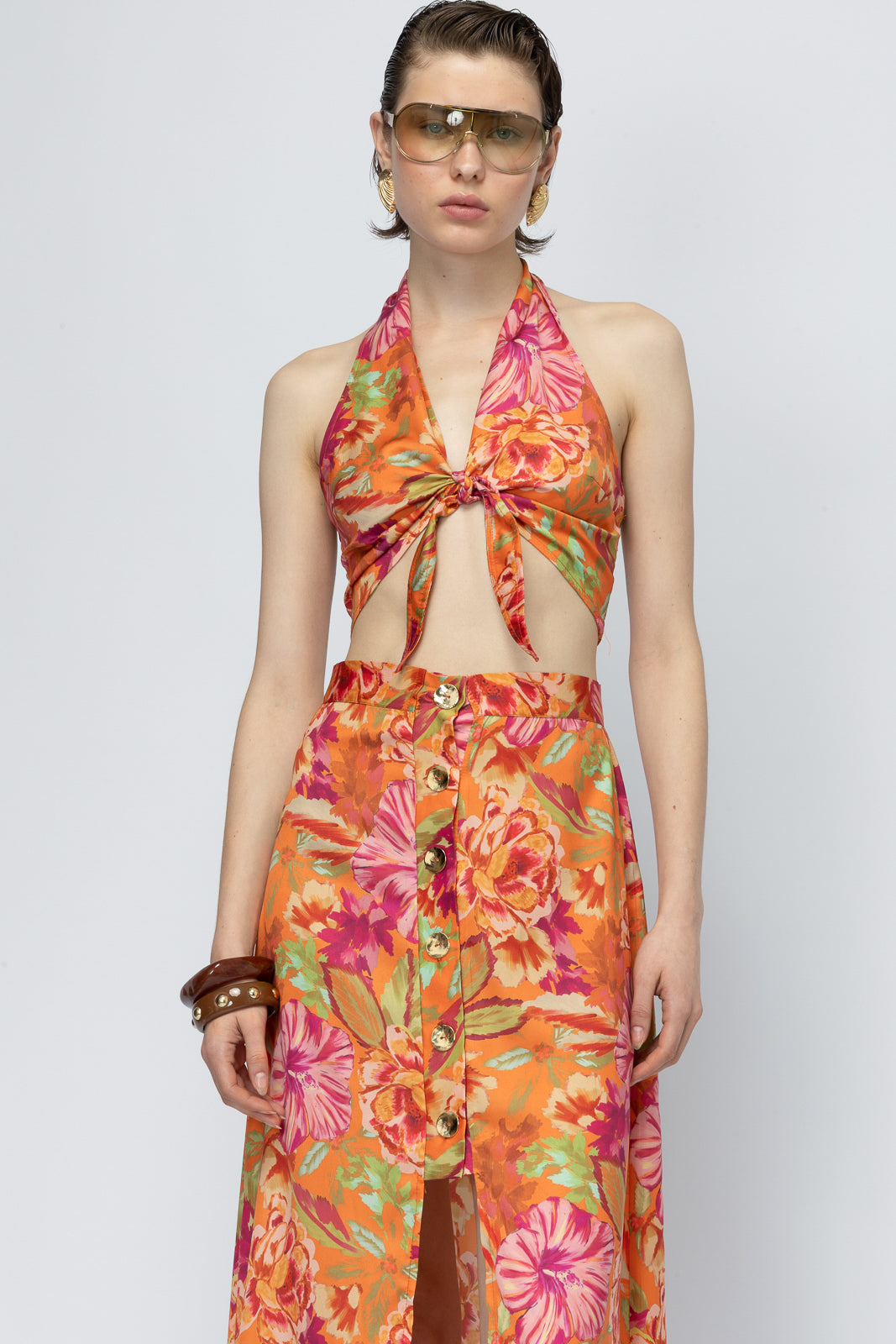 Salt Kiss Floral Skirt
