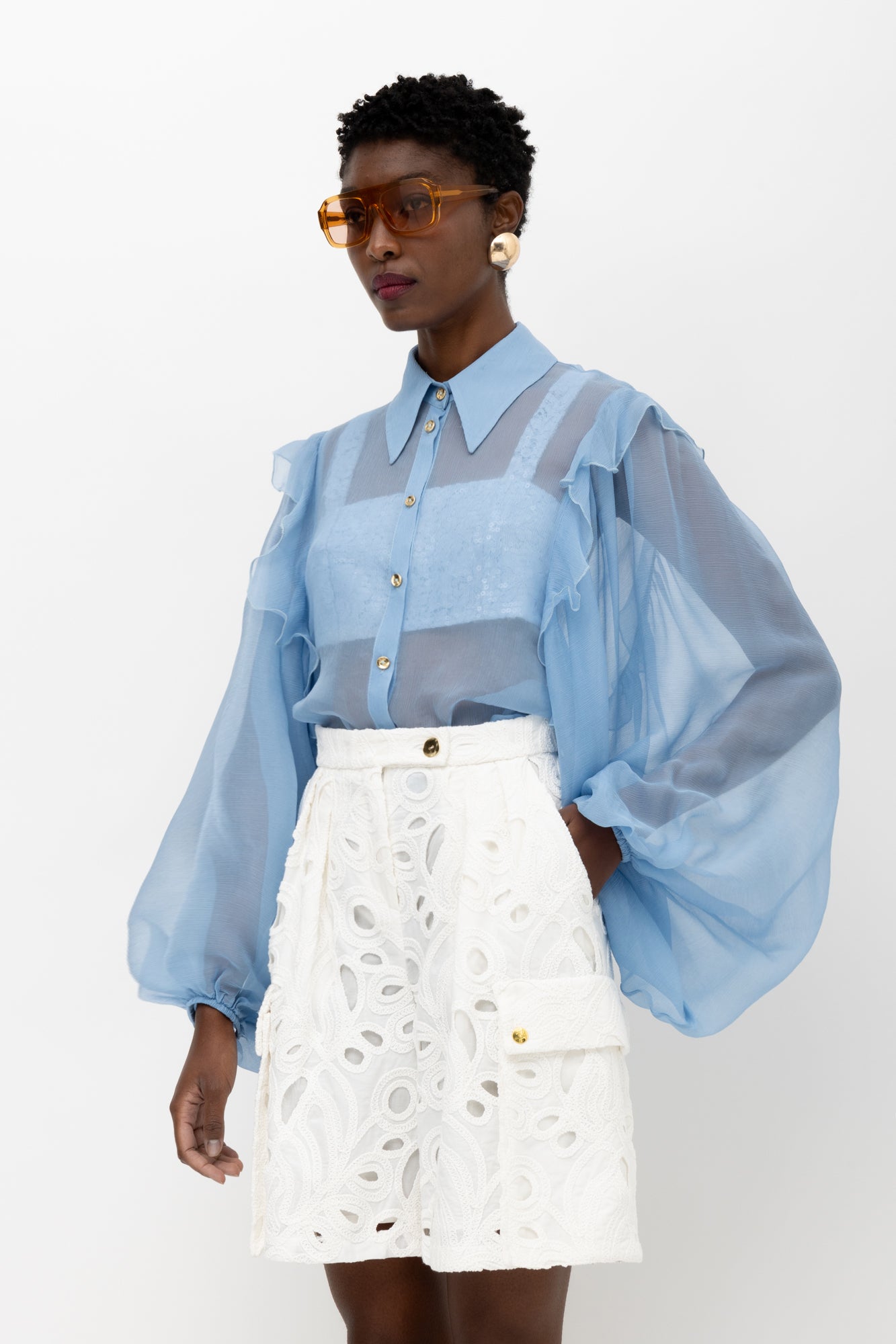Imara Shorts White