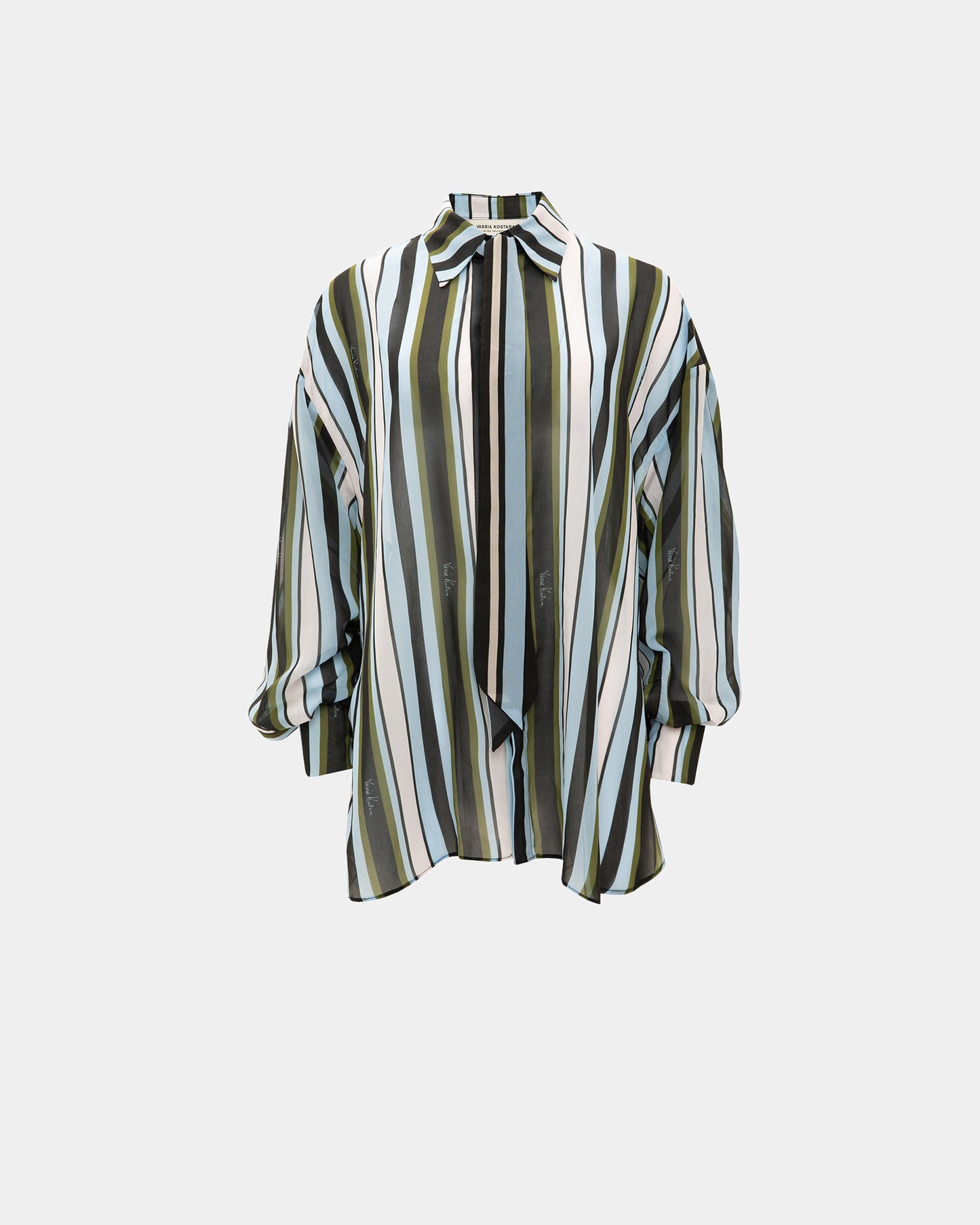 VK Blue Striped Shirt