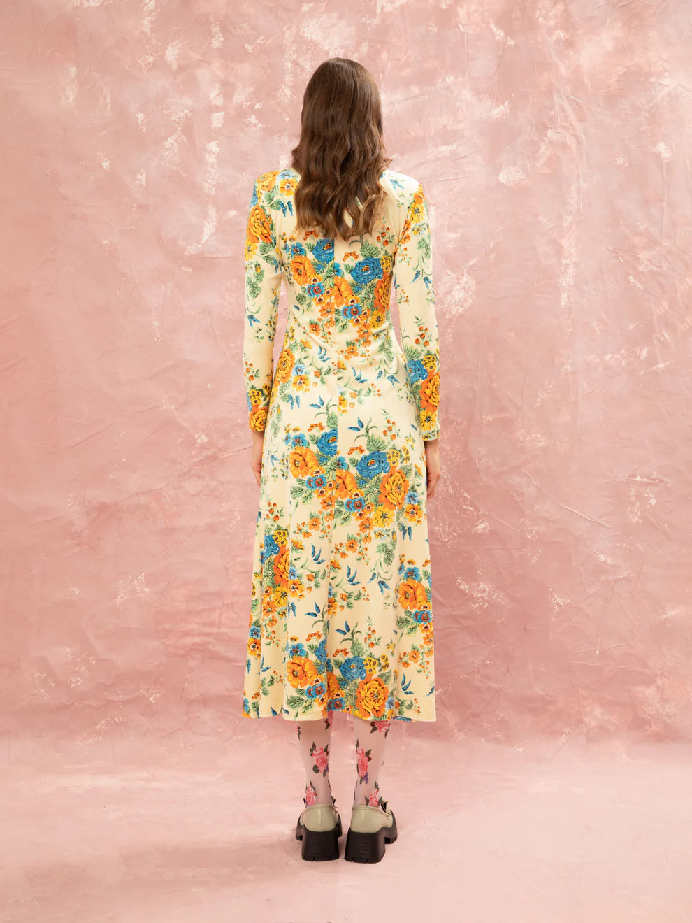 Fluffy Maxi Dress - Tapetsaria Cream