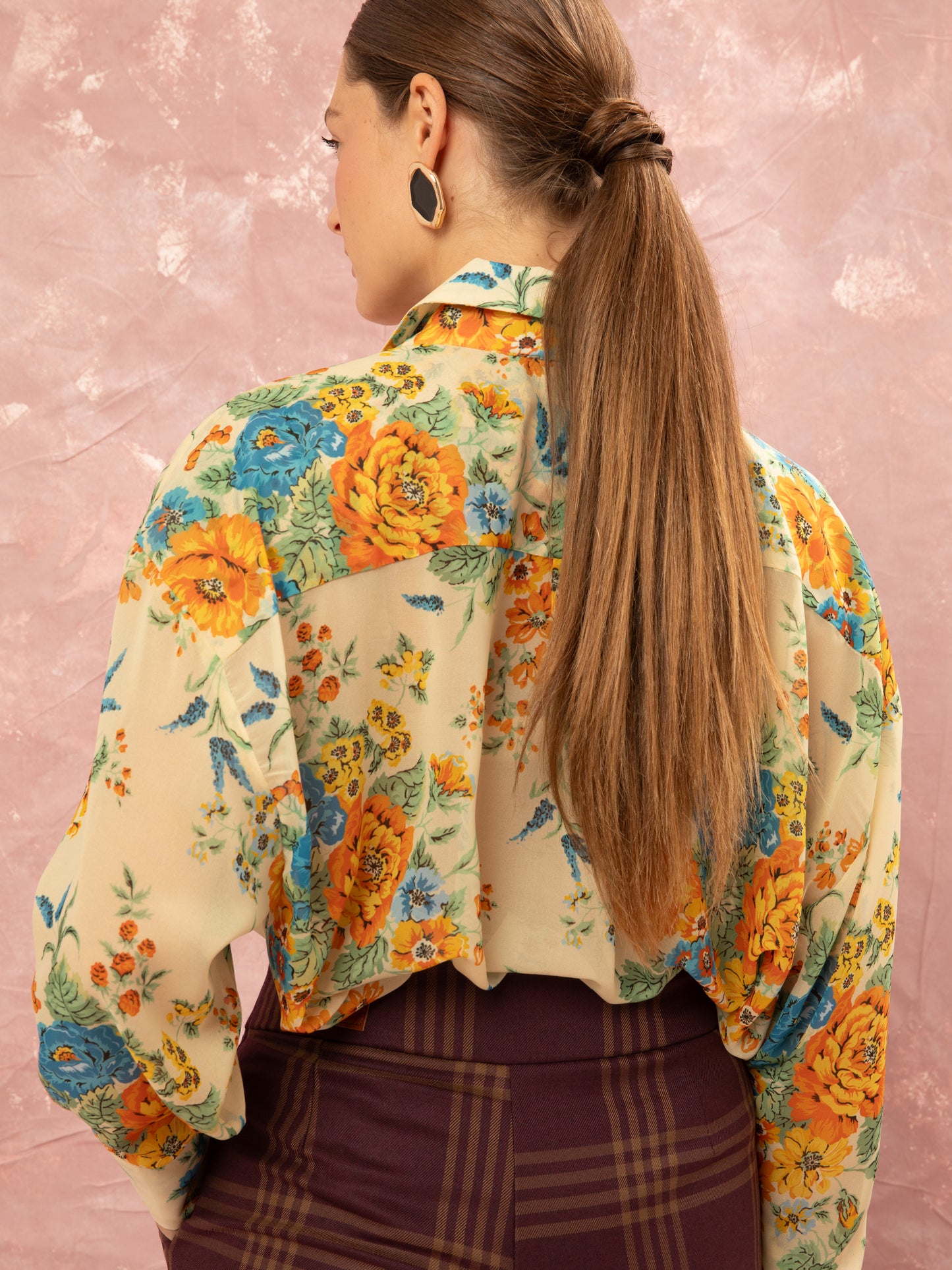 One Size Oversized Shirt - Cream Tapetsaria