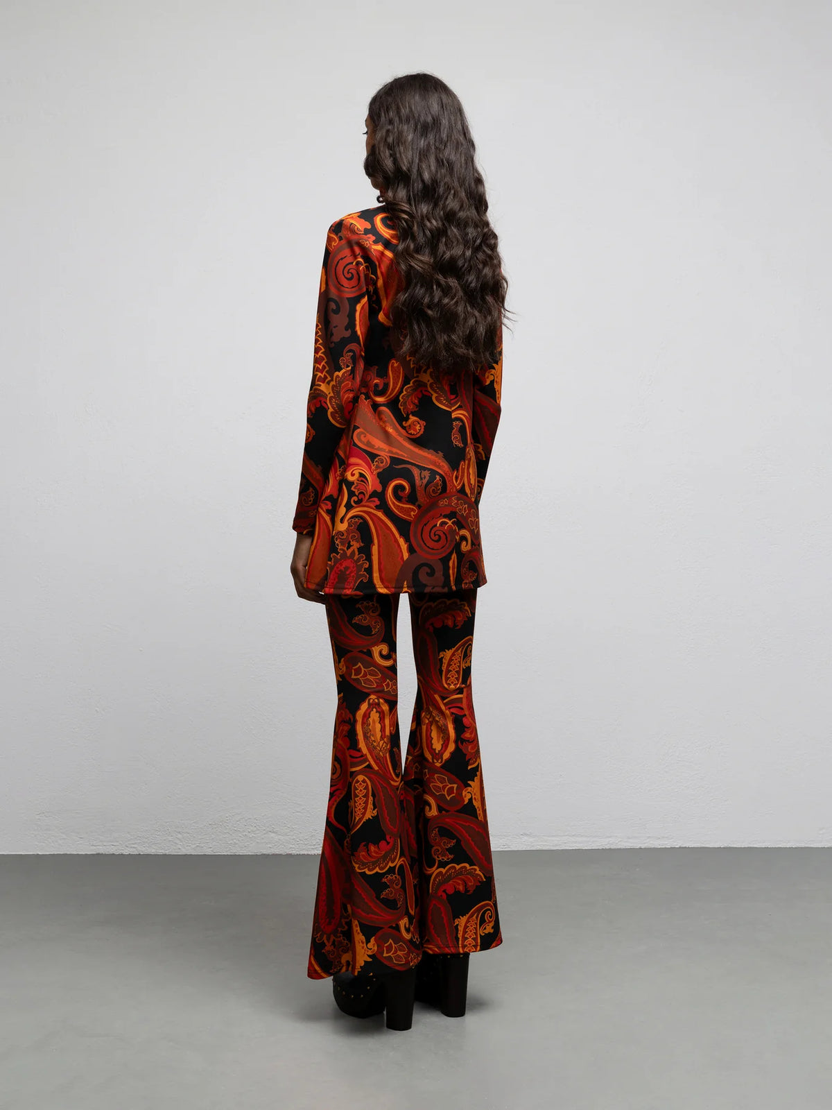 Midler Pant - Paisley Black