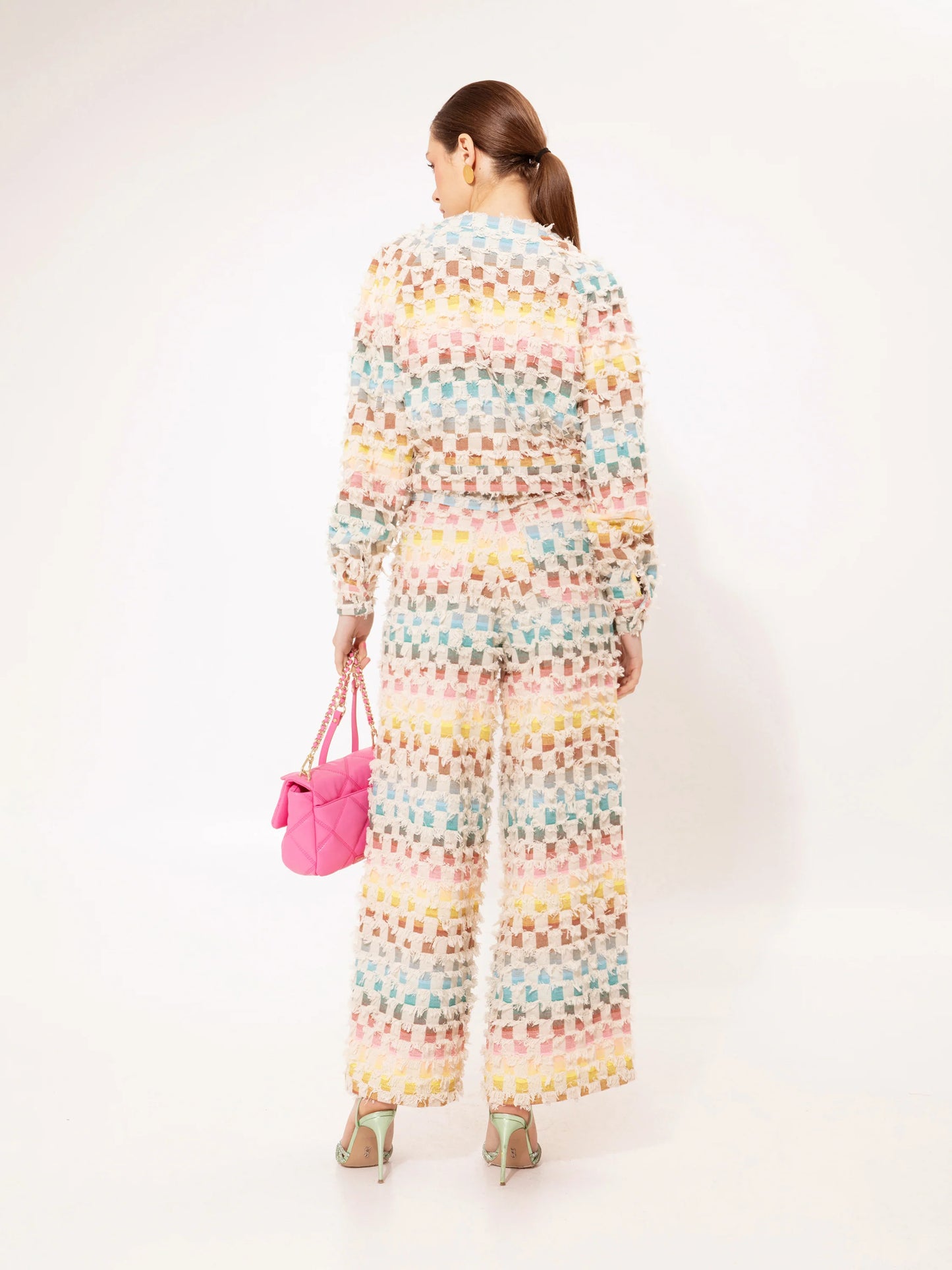 Wide-Leg Pant Patchwork
