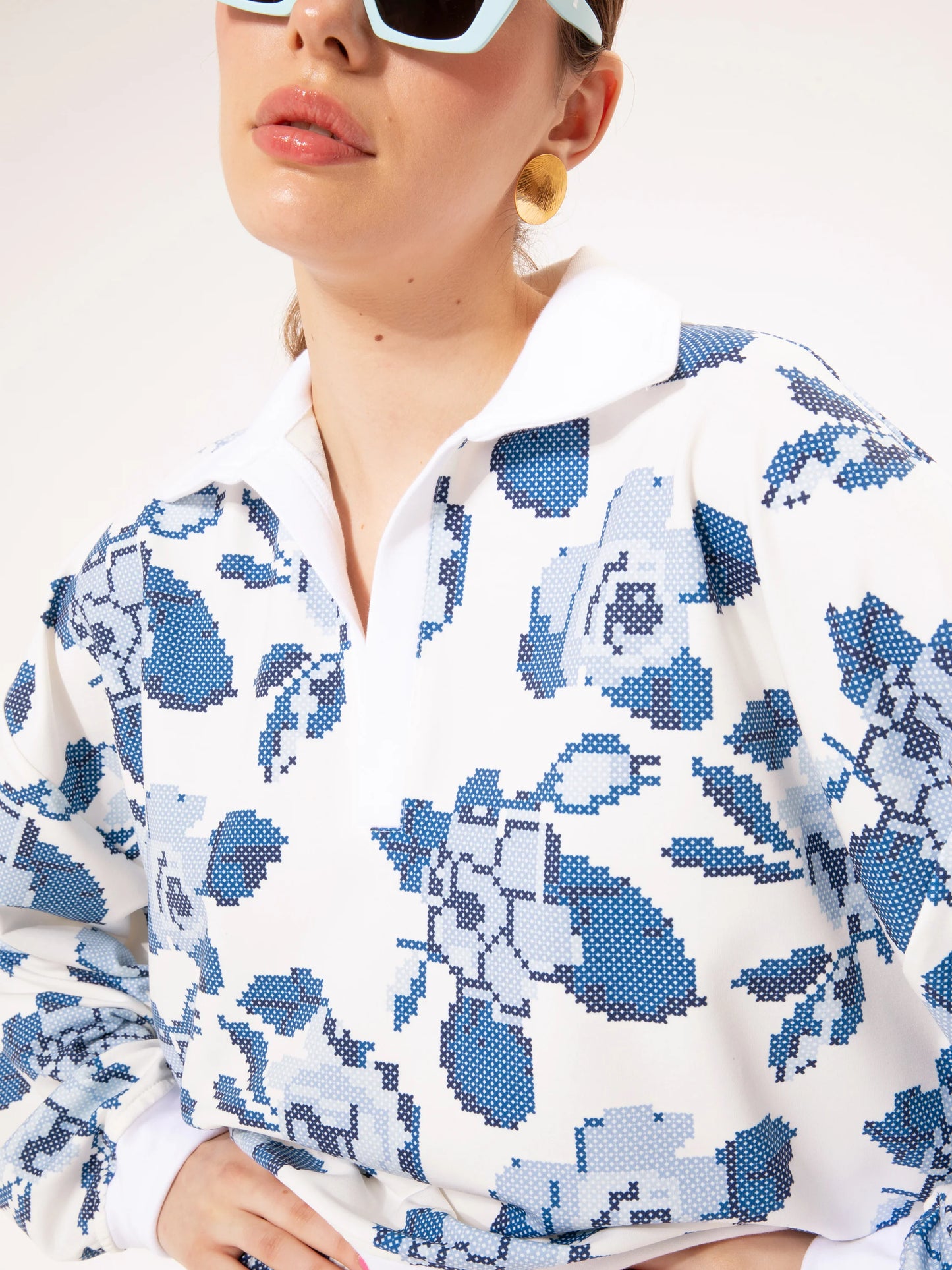 Long-sleeve Sweater Kentima Blue