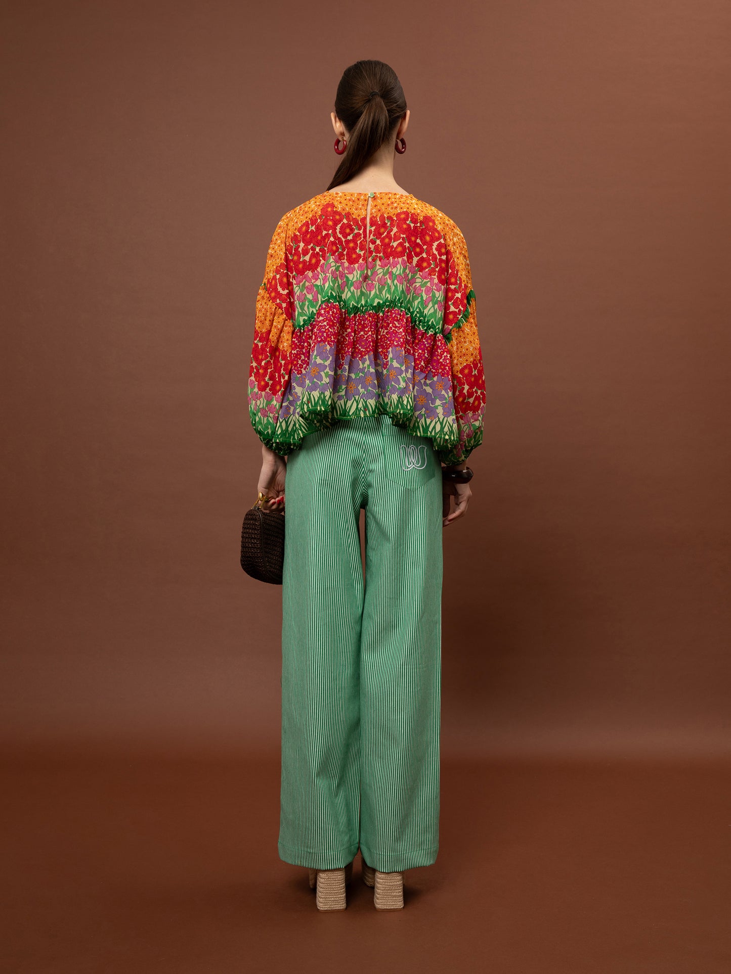 Ruffled Chiffon Blouse