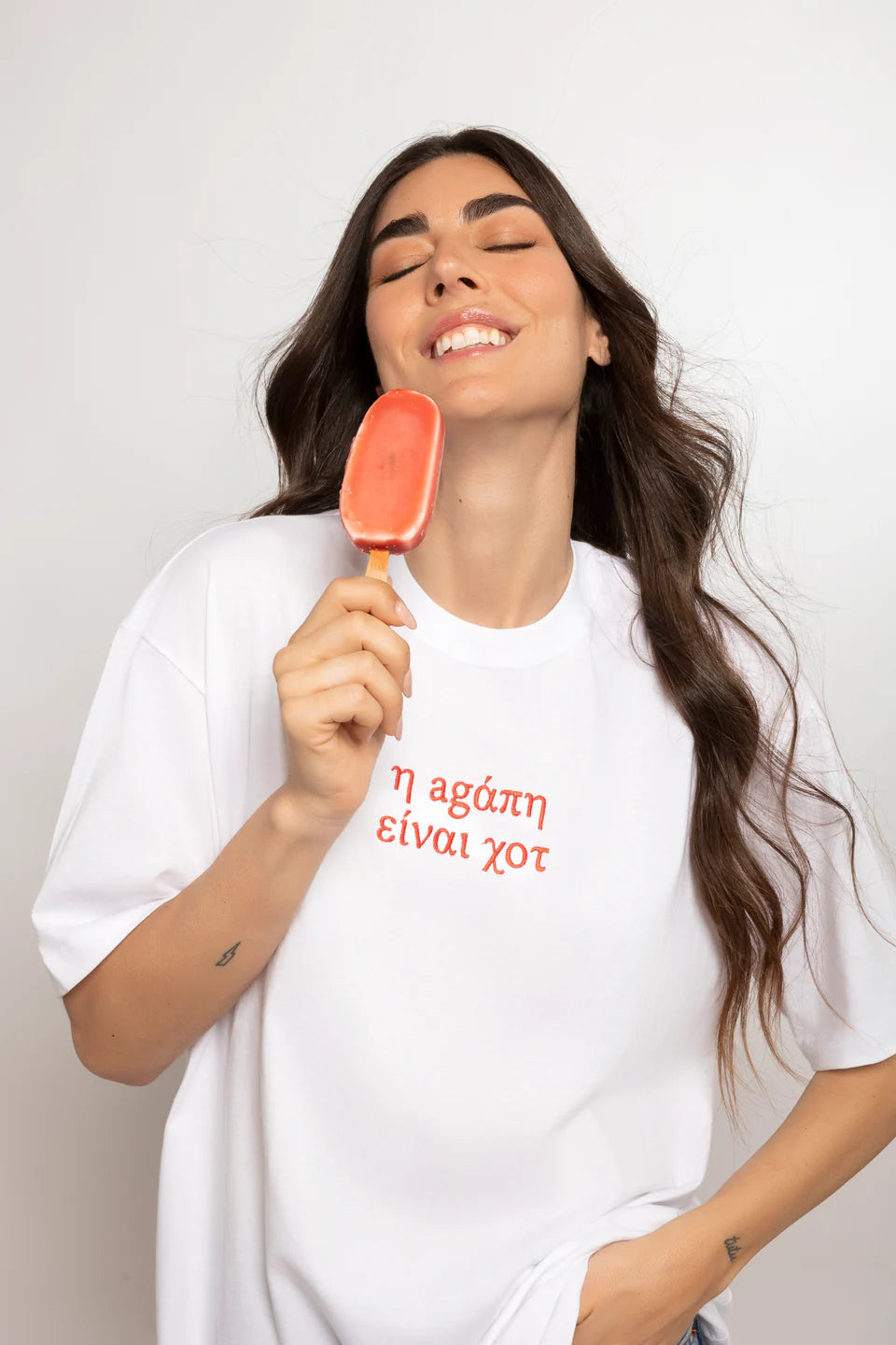 I AGAPI EINAI HOT - Oversized Tee (PRE ORDER)