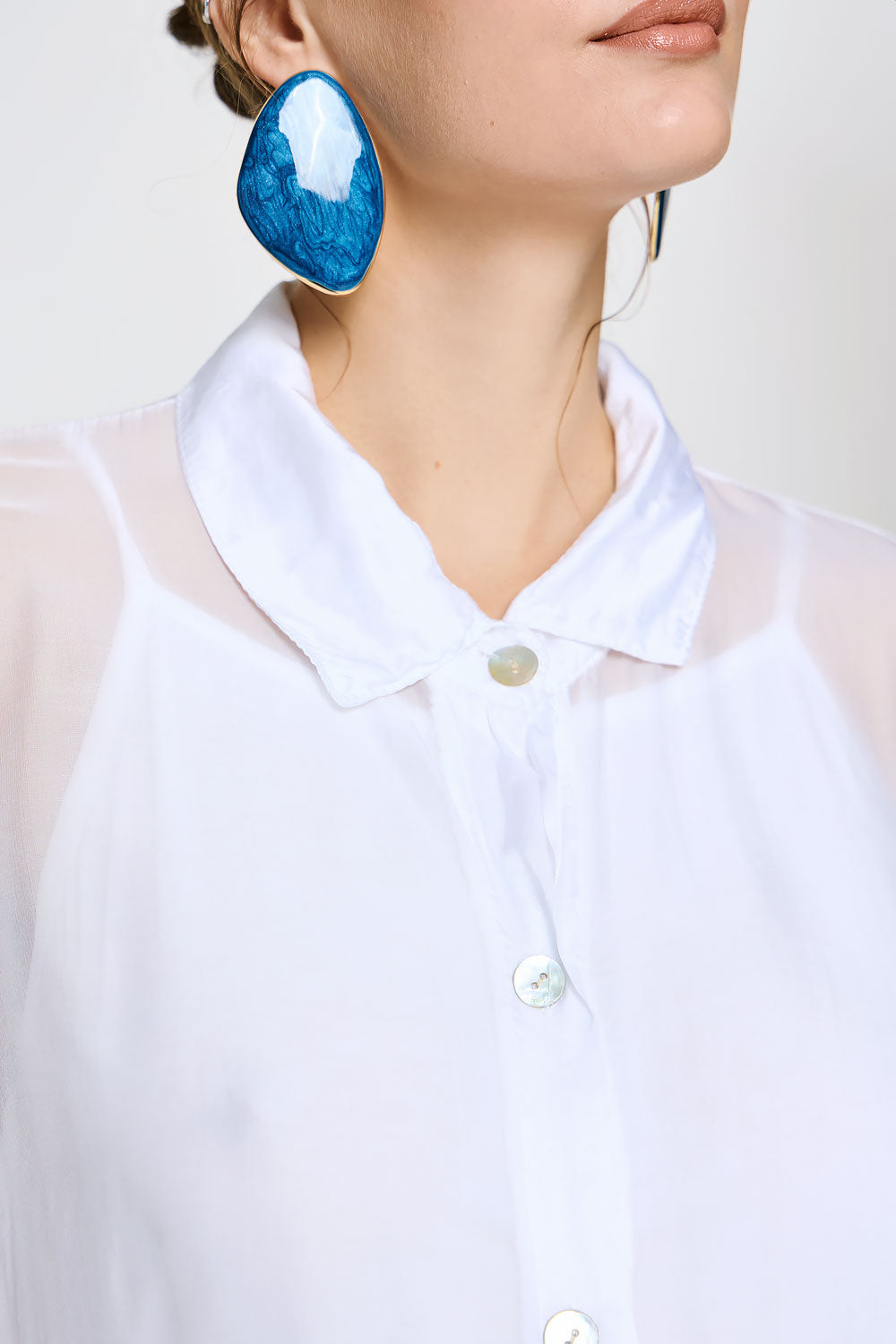 Alkyoni Shirt - White