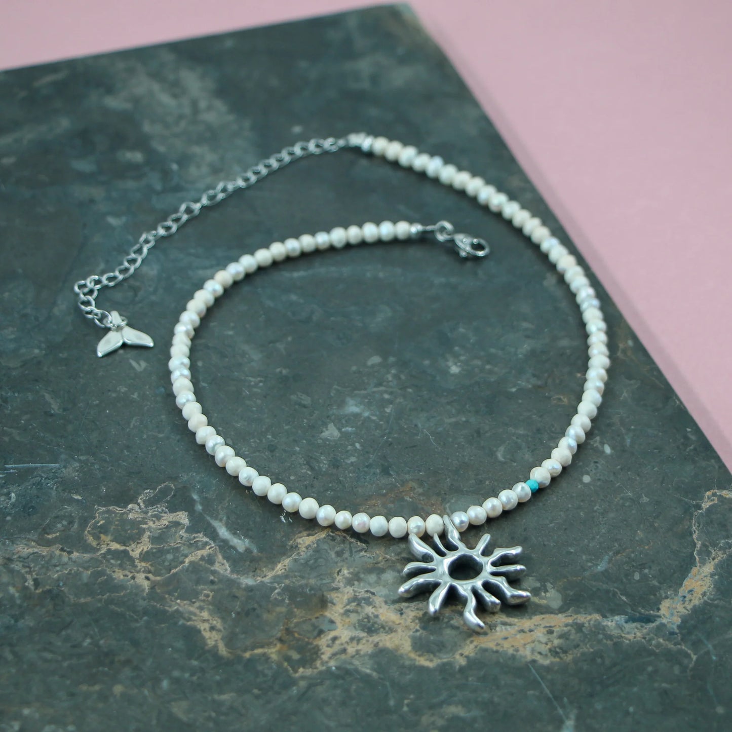 #Lily Silver Necklace