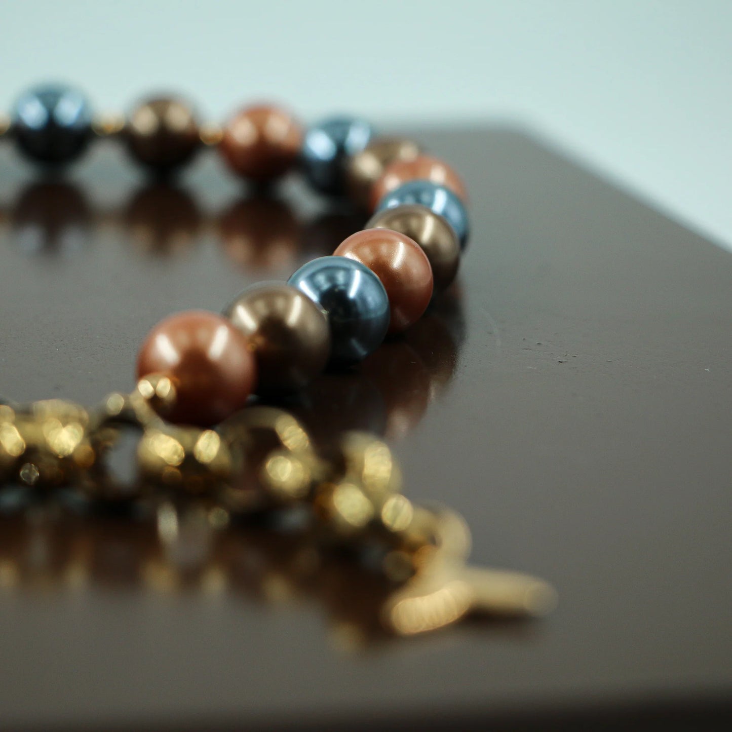 #0123-25 Colorful Pearls Necklace