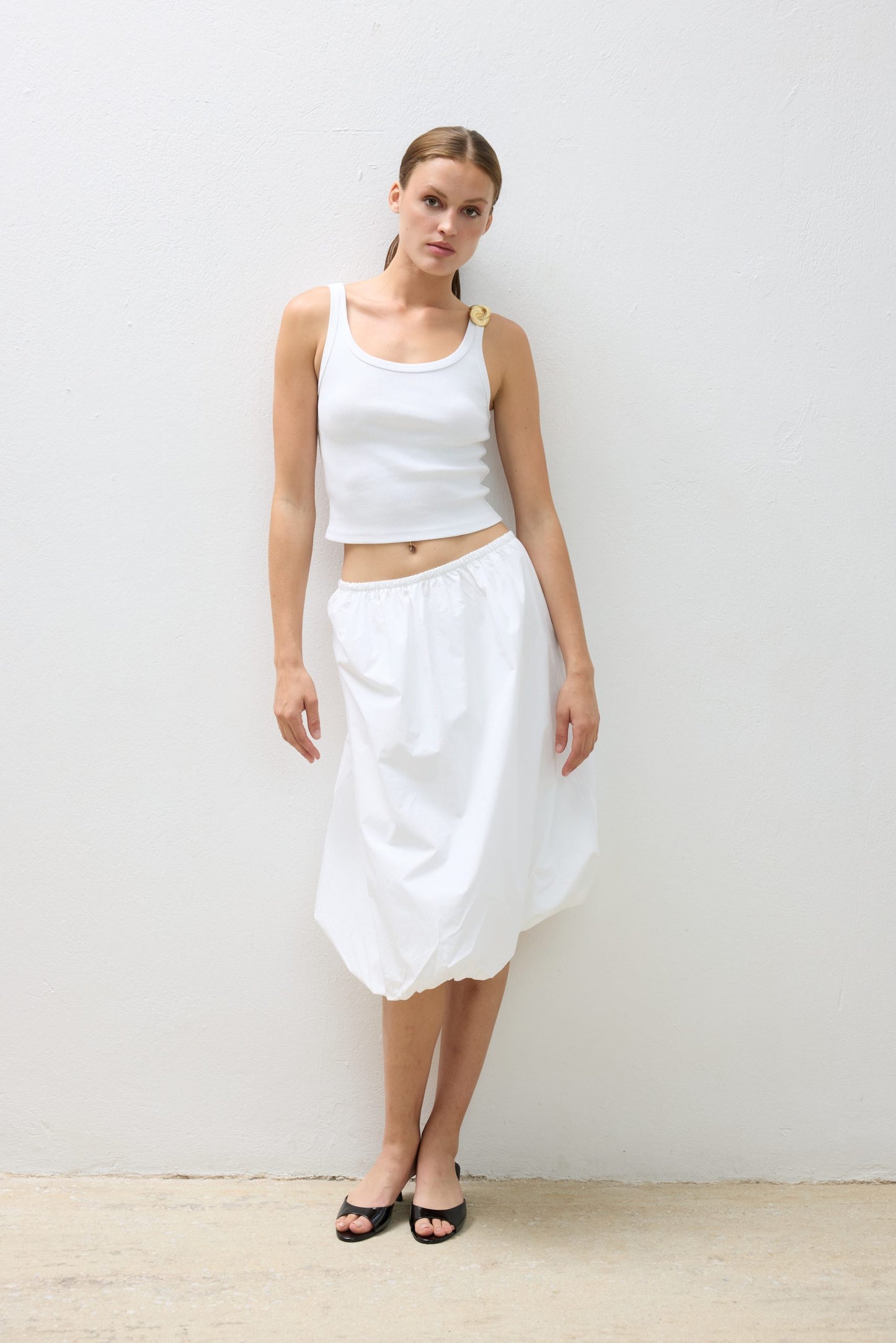 Dress Mini Strapless Balloon - White