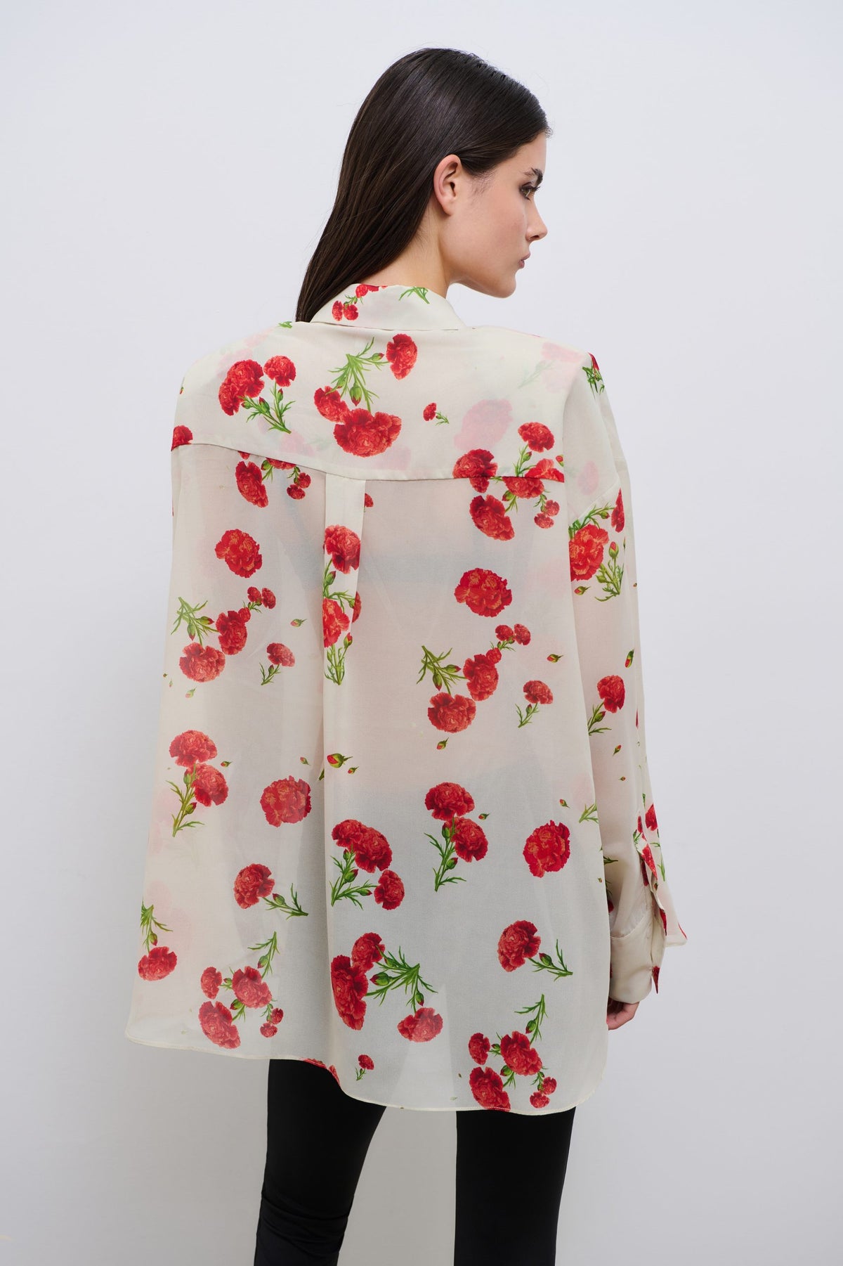 Carnation Dream Shirt Ecru