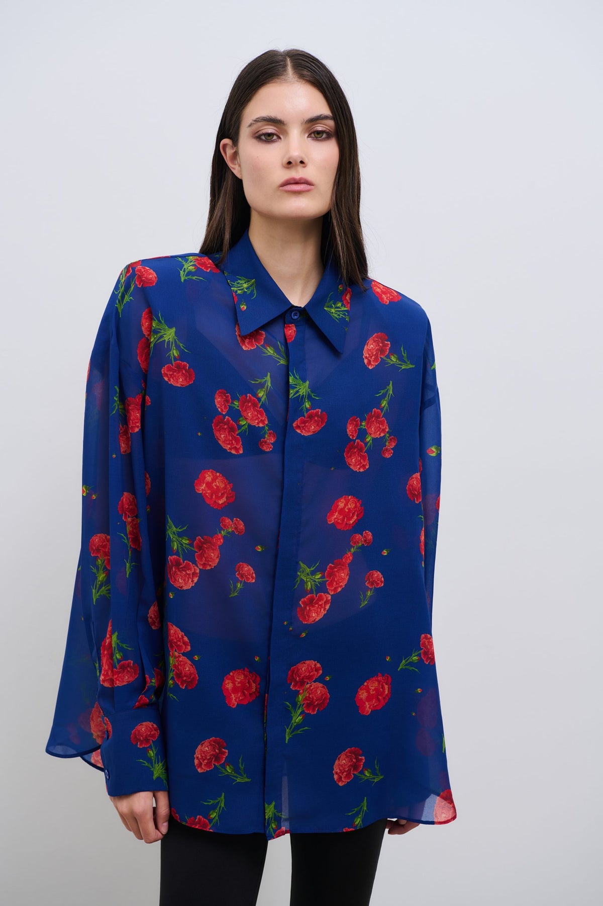 Carnation Dream Shirt Blue