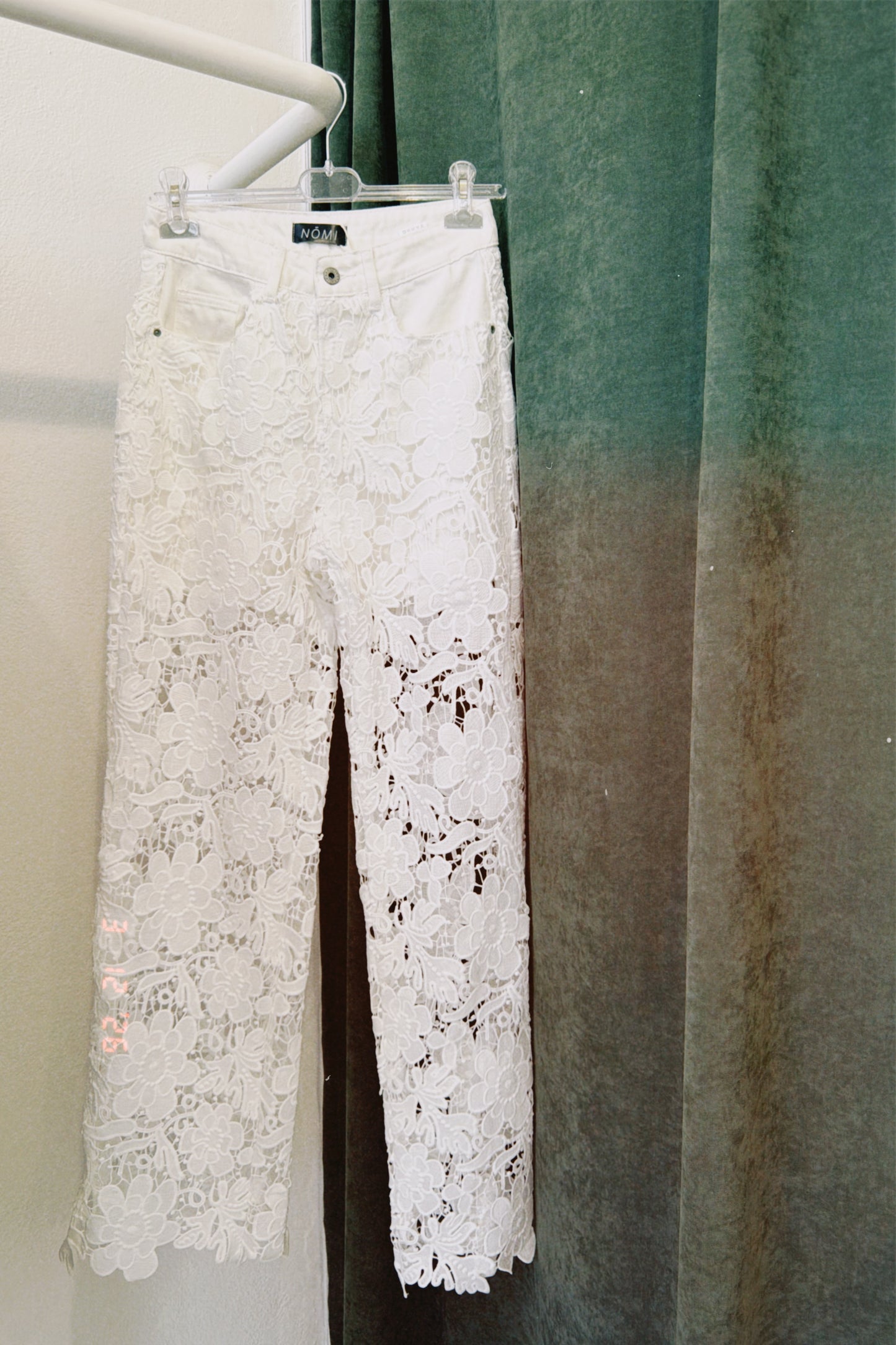 Lace Denim White