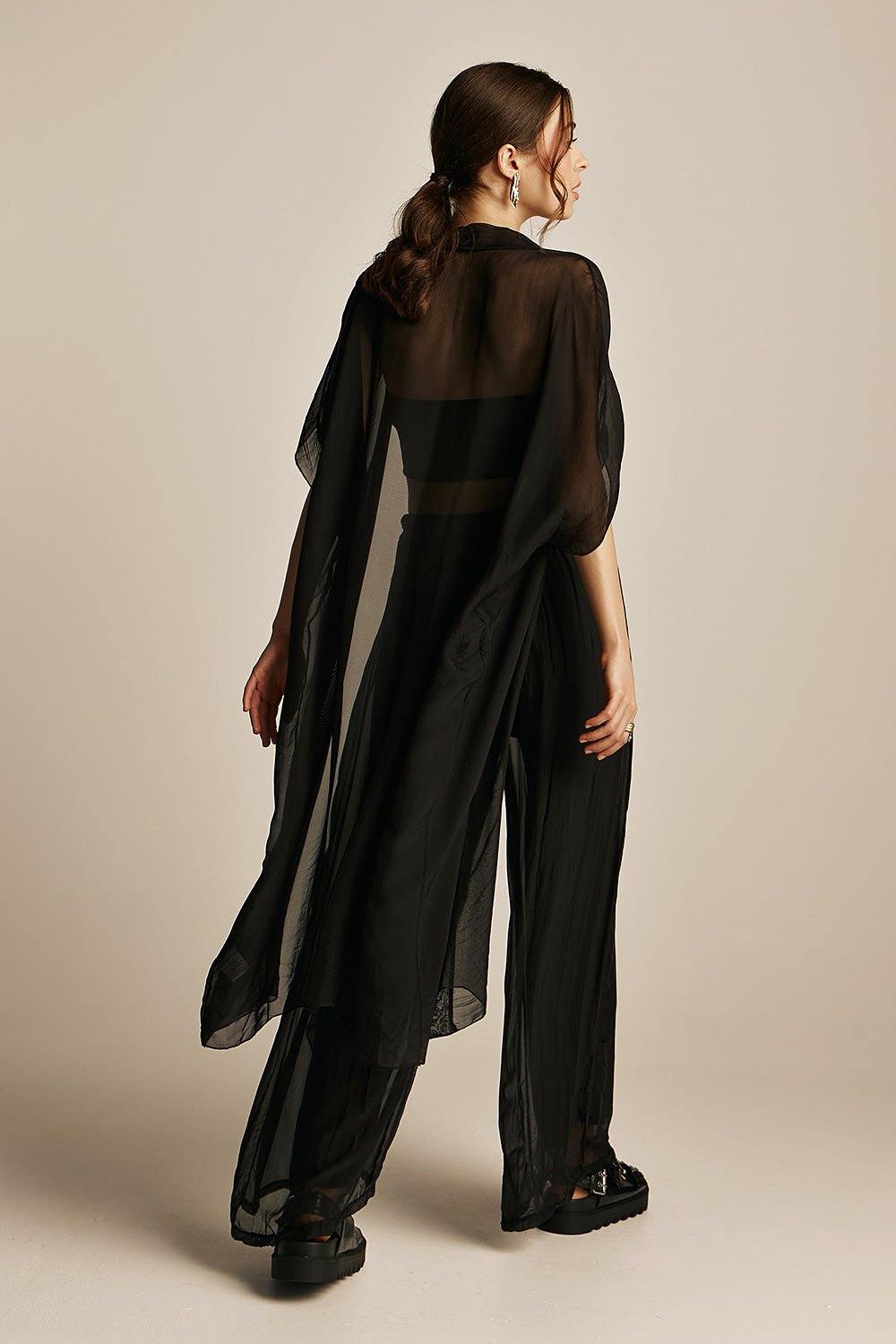 Rhea Kimono - Black