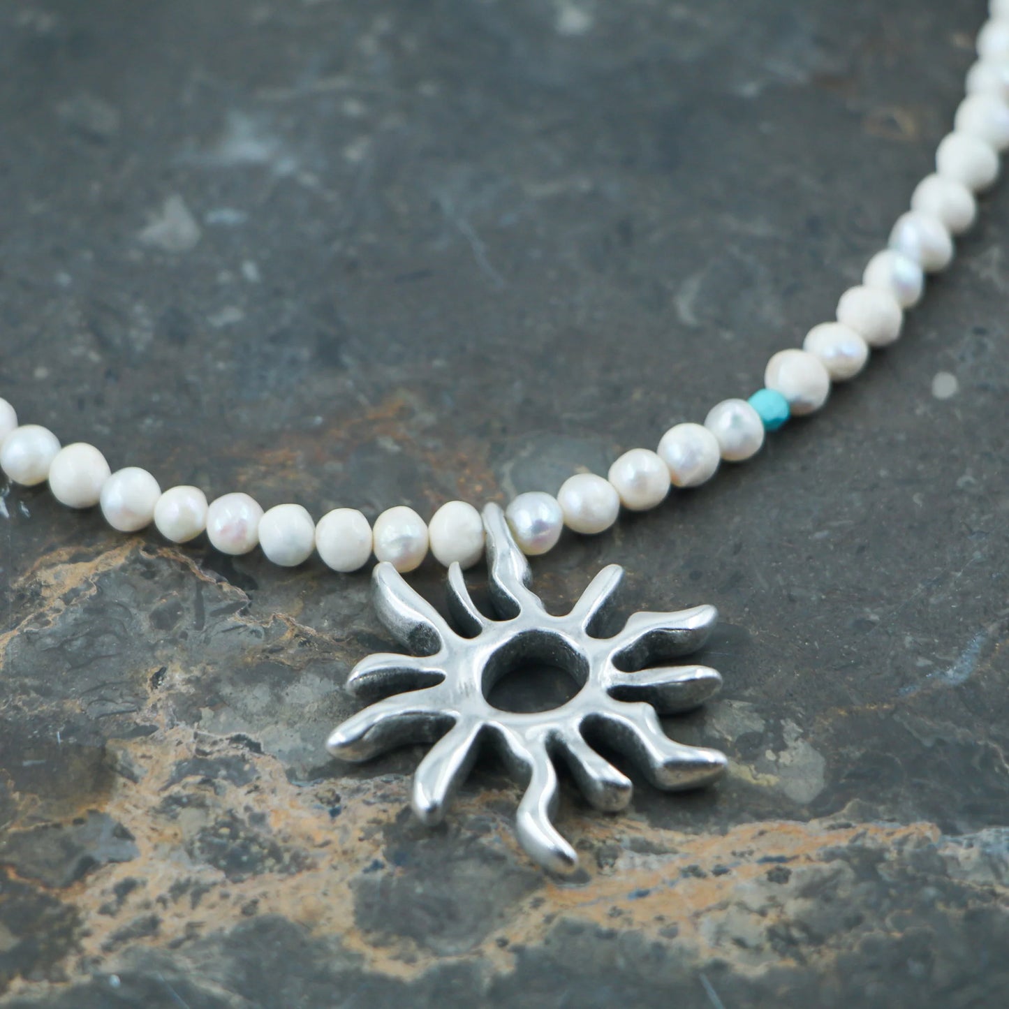 #Lily Silver Necklace