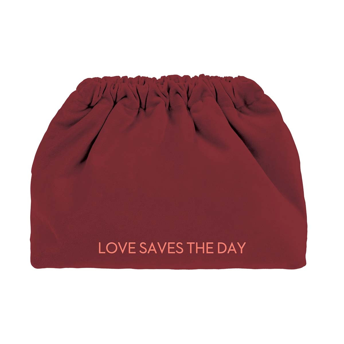 Love Saves The Day - Velvet Clutch Bag