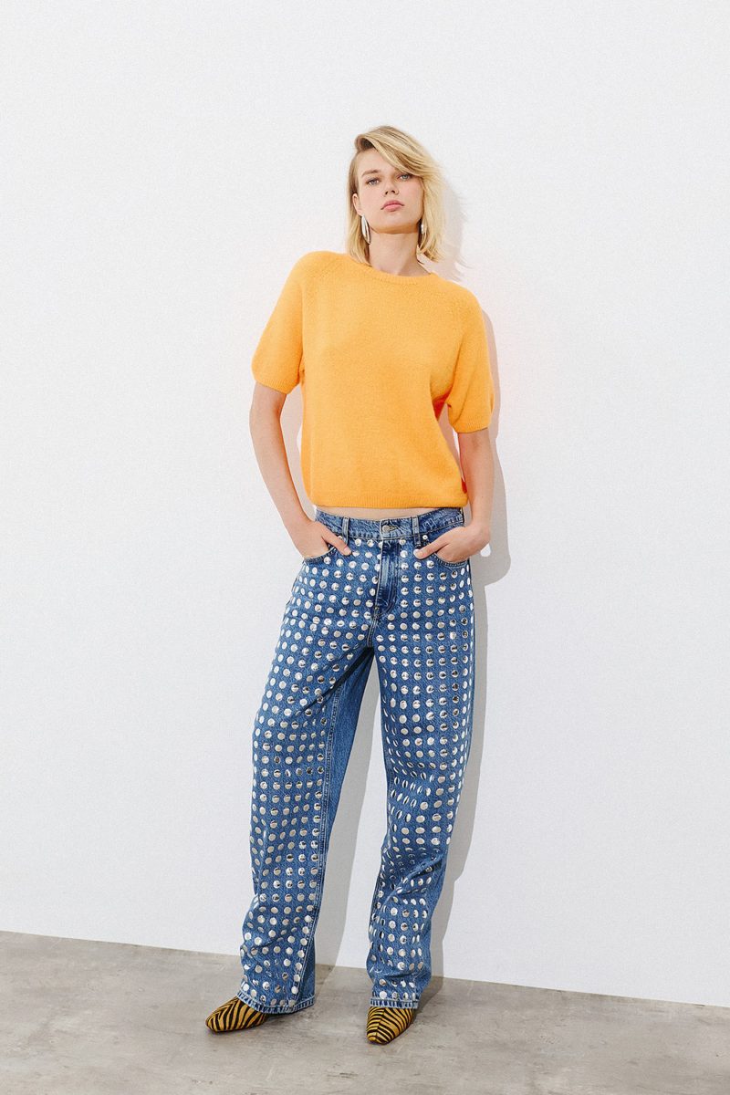 Alpaca Short Sleeve Efimeron - Orange