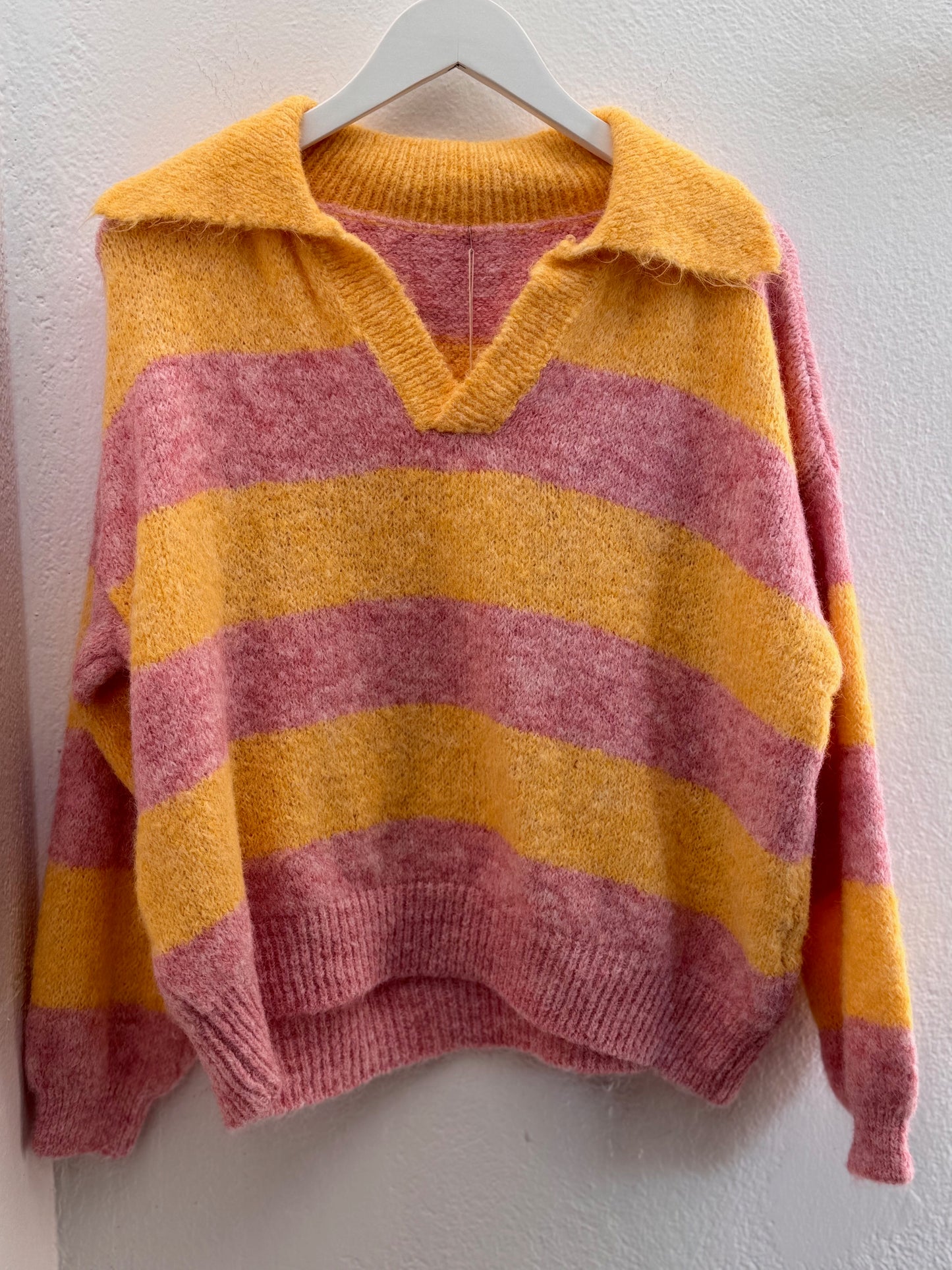 Striped Belie Pullover - Long Sleeve