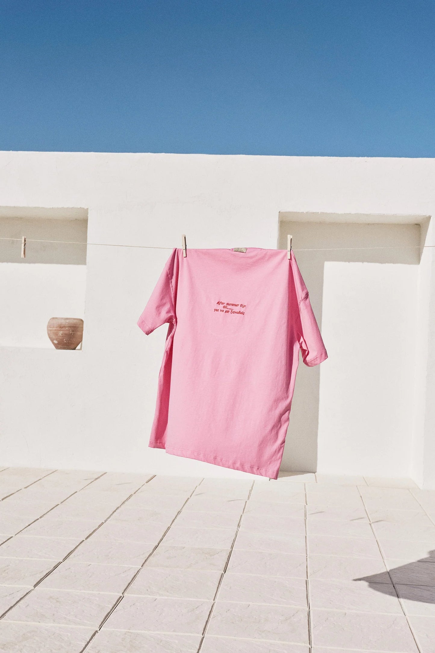 #Summer T-shirt - Pink