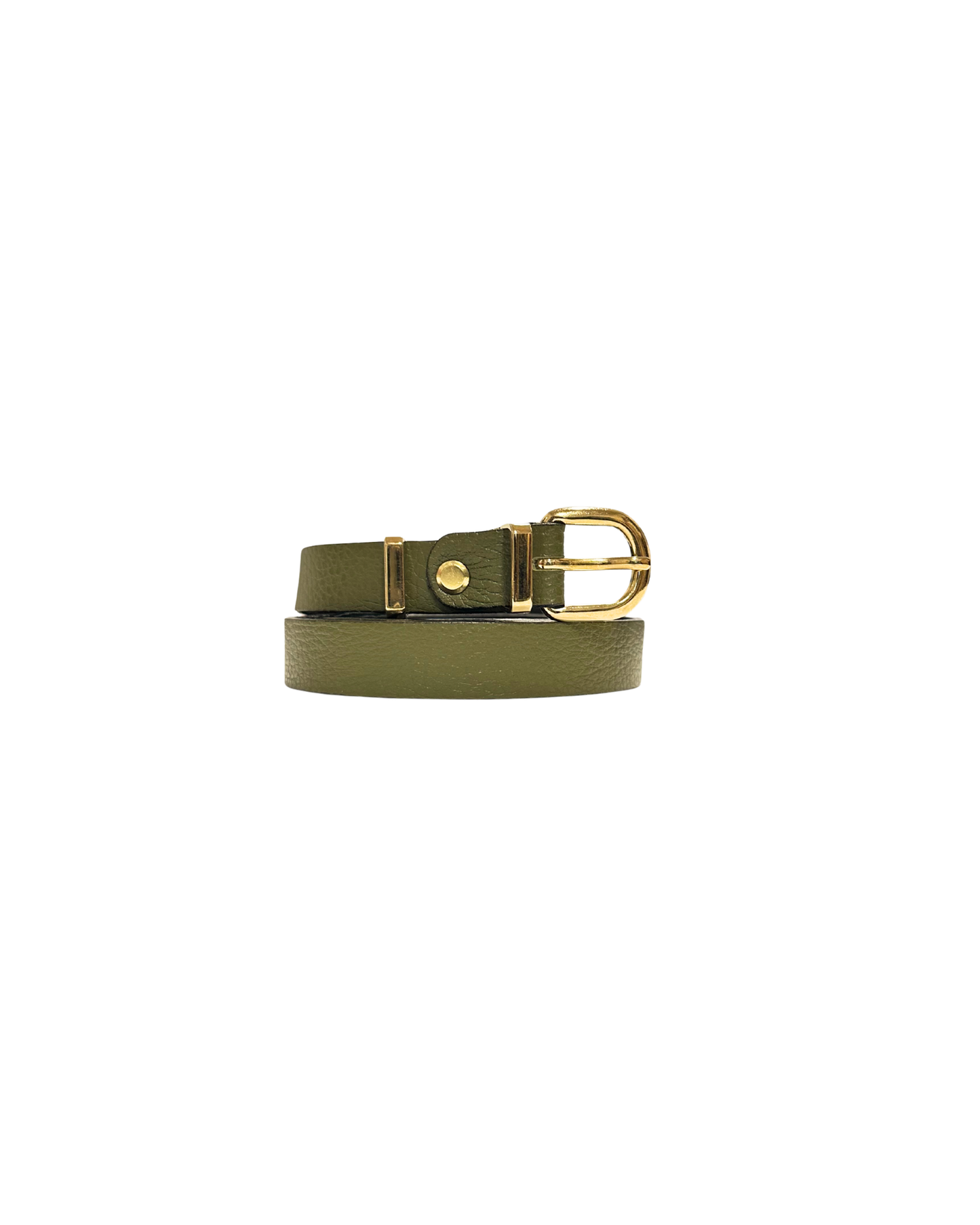 VK Olive Thin Belt