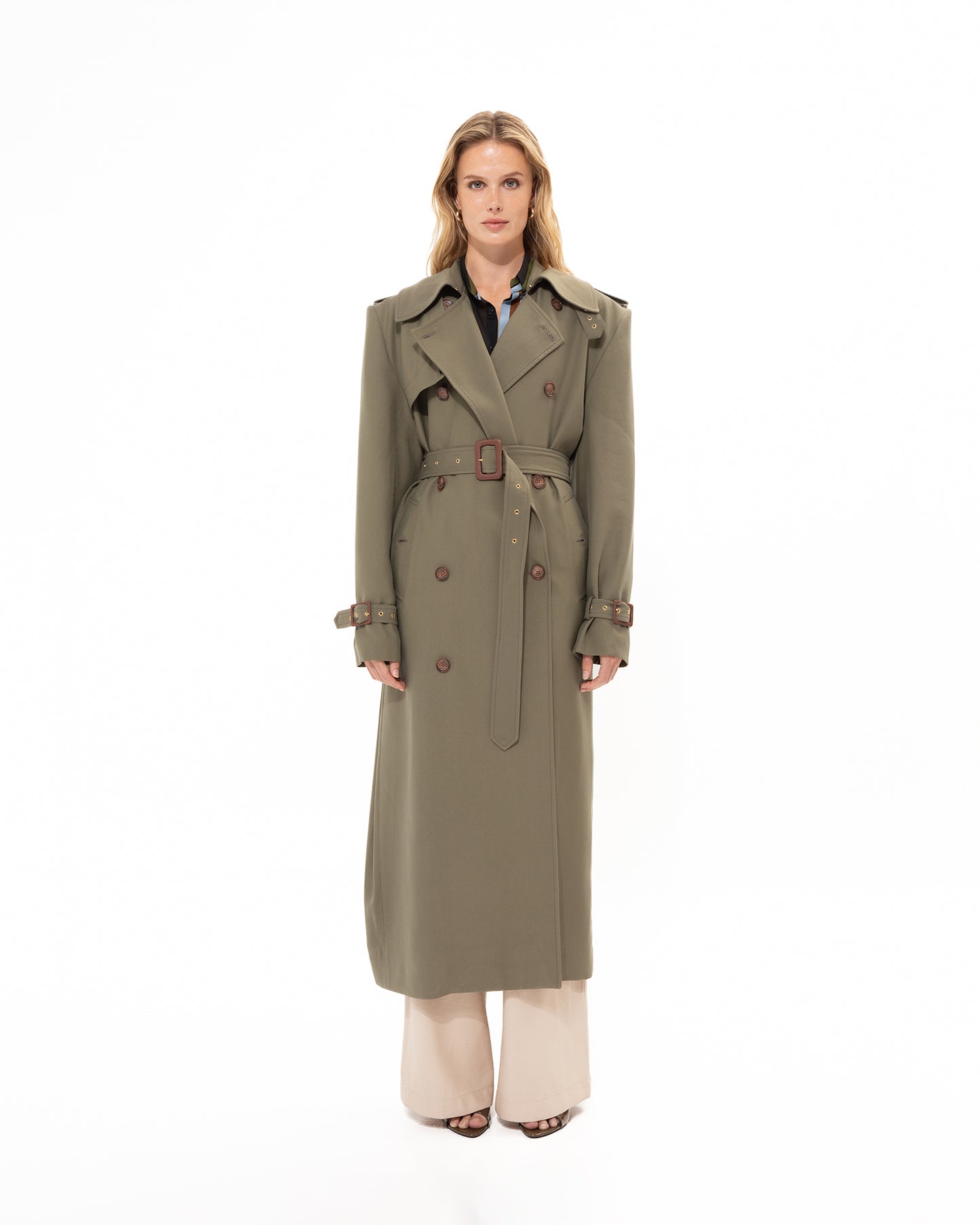 VK Khaki Trench Coat