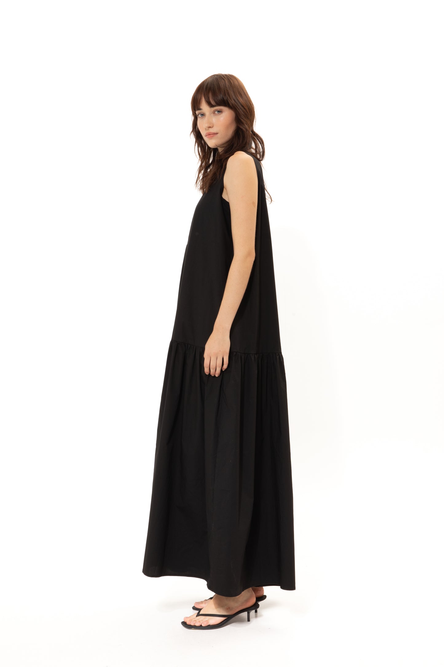 VK Black Cotton Dress