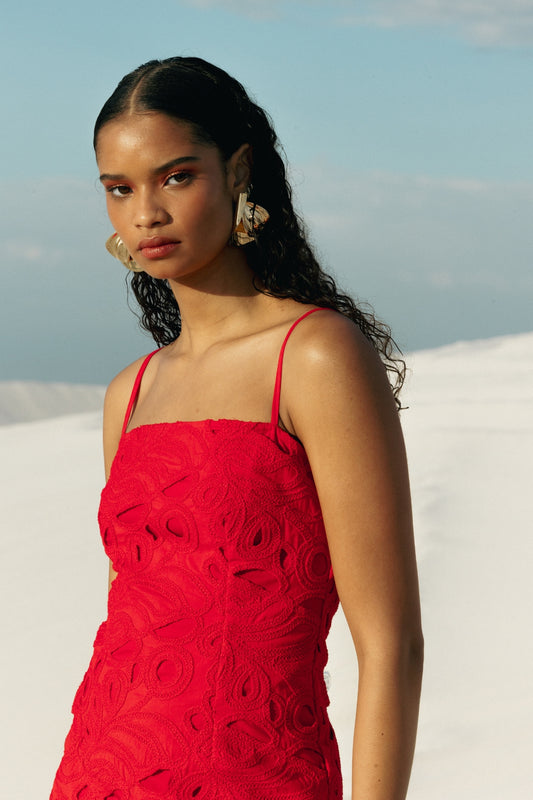 Amara Red Dress