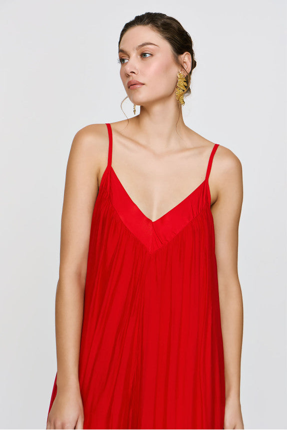Nephele Jumpsuit - Red