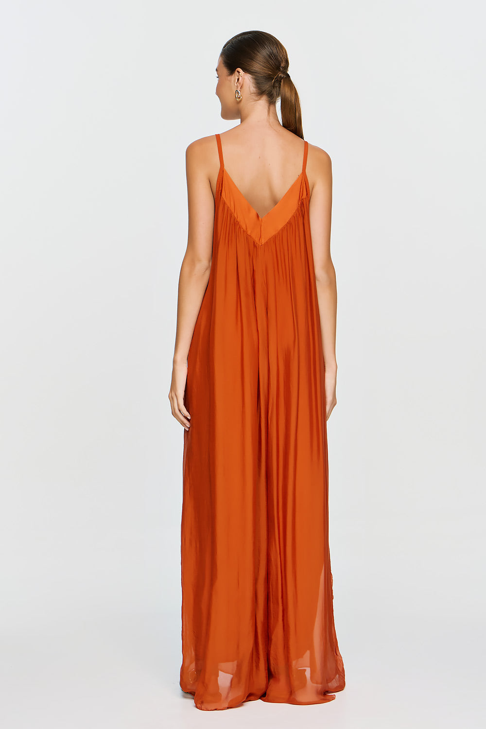 Nephele Jumpsuit - Burnt Orange