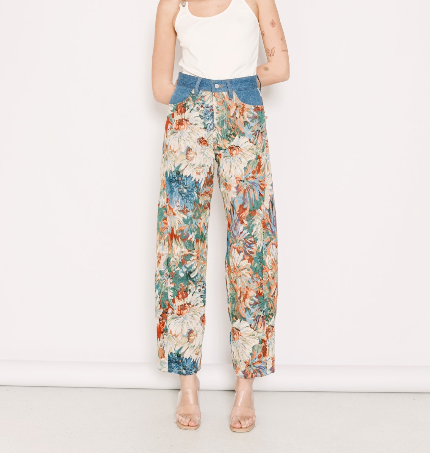 Gwen Indigo Flowers