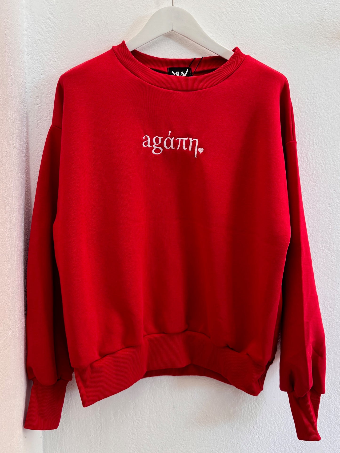 Agaph sweatshirt oversized - Red