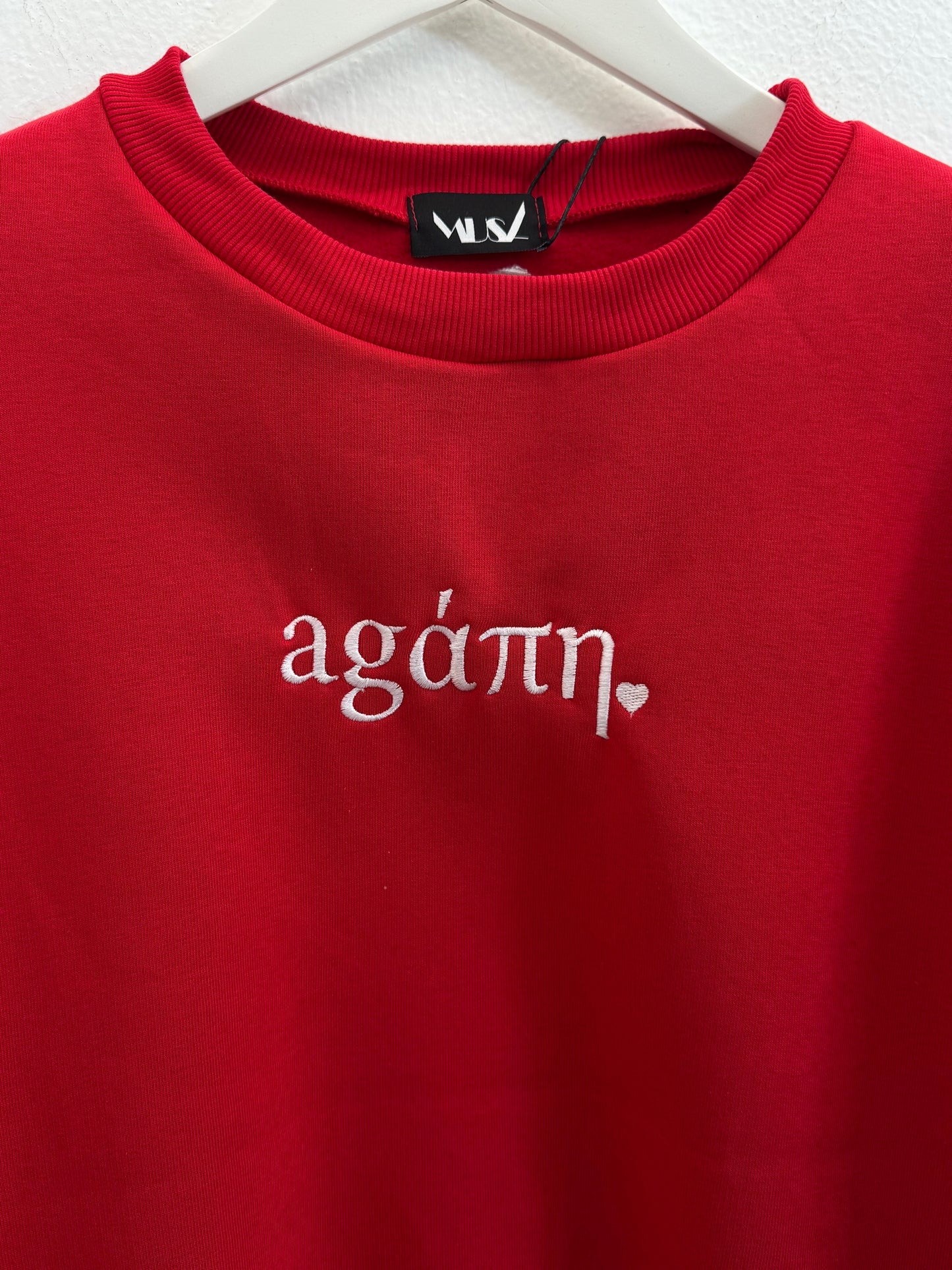 Agaph sweatshirt oversized - Red