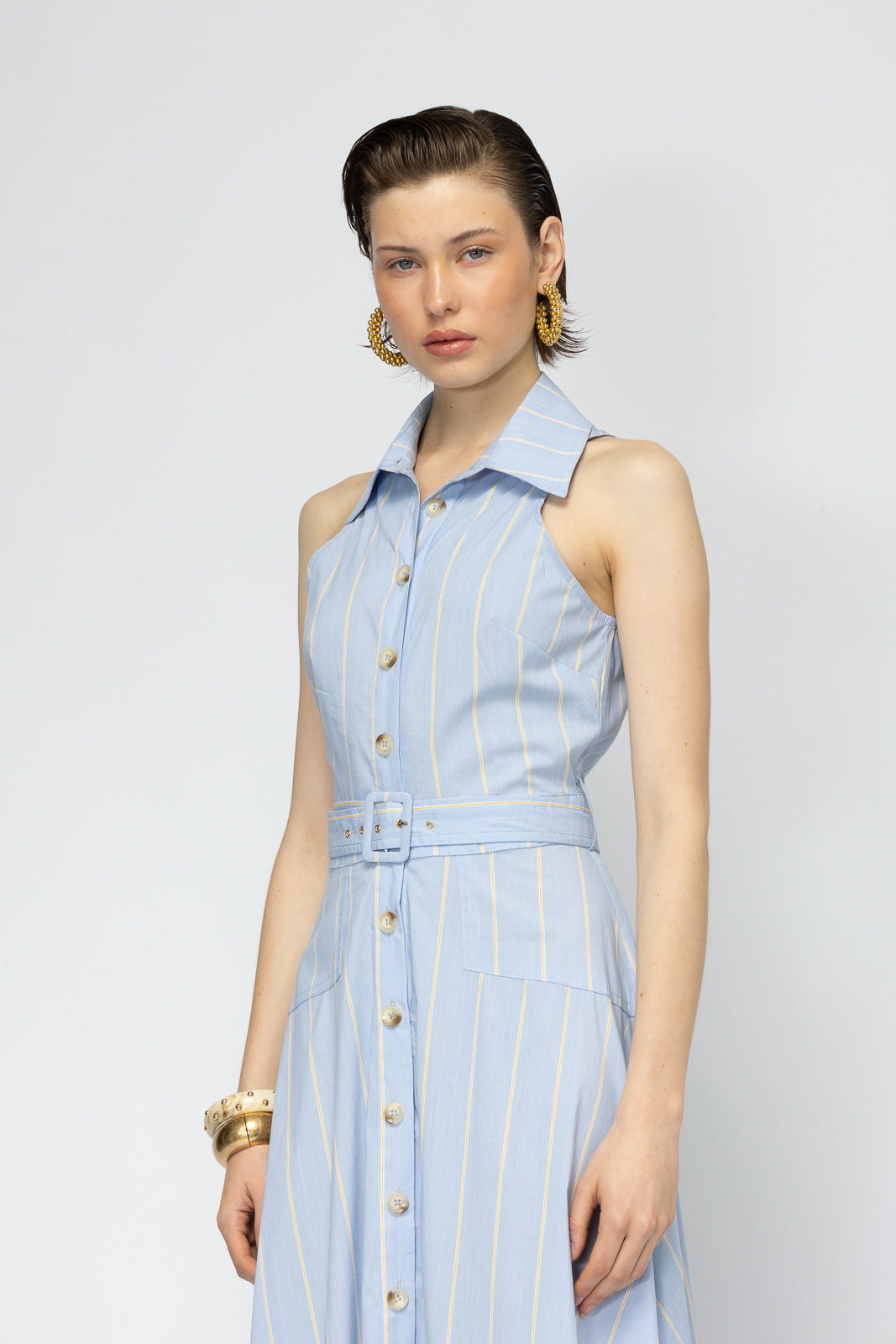 Anisa Light Blue Dress