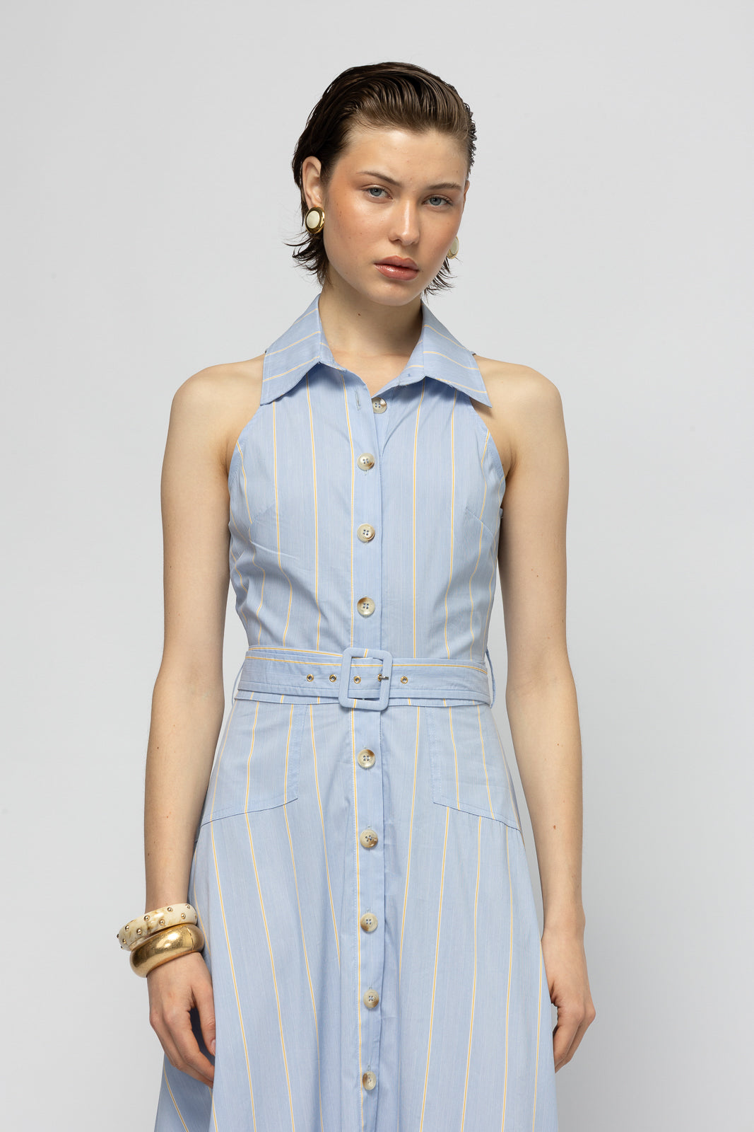 Anisa Light Blue Dress