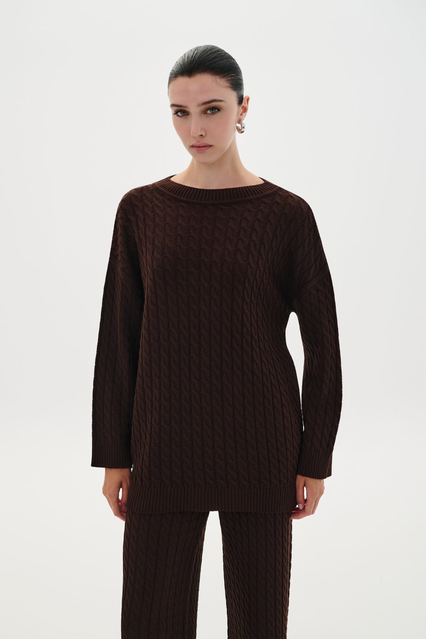 Blouse Knitwear - Brown