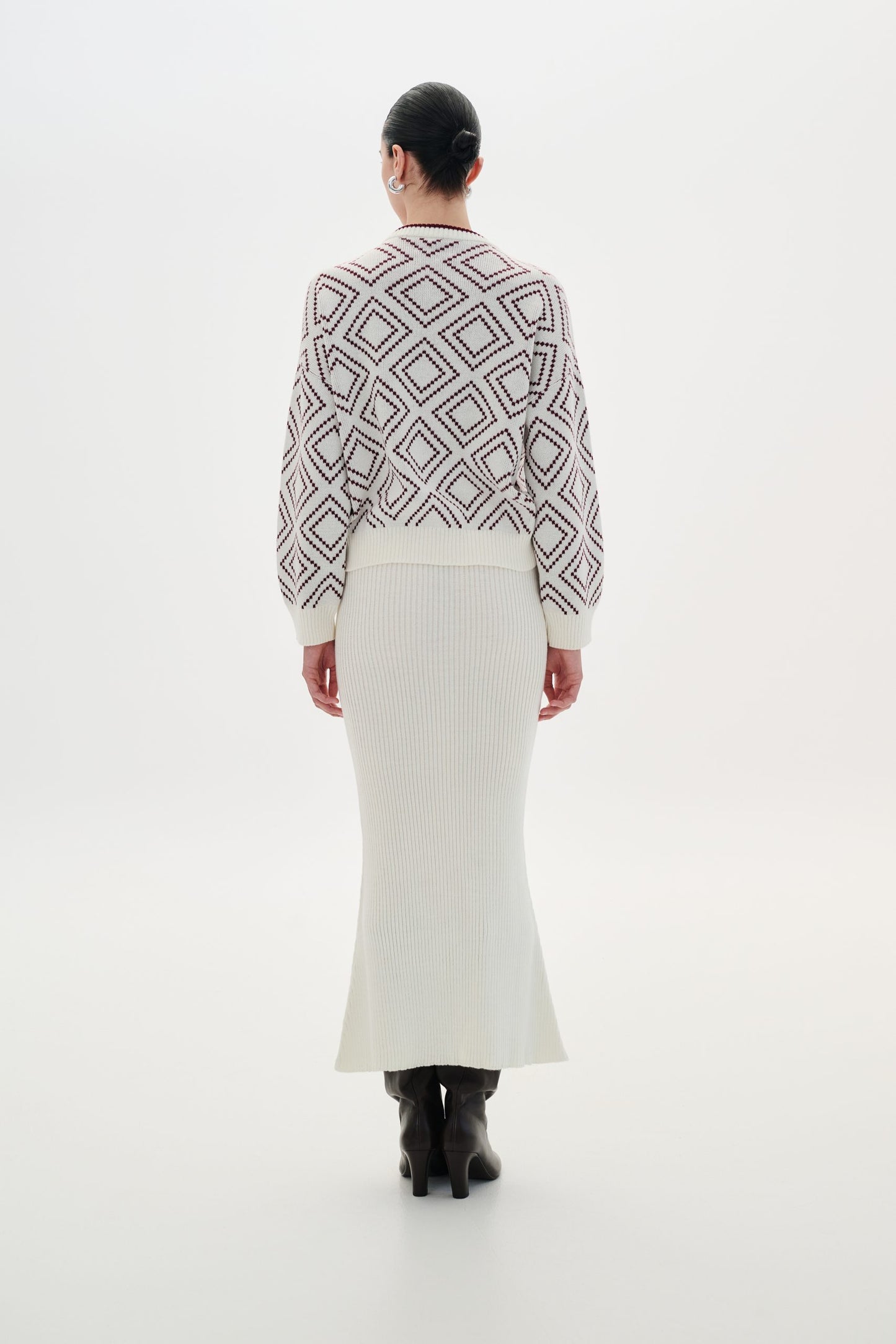 Blouse Rhombus Two-Tone