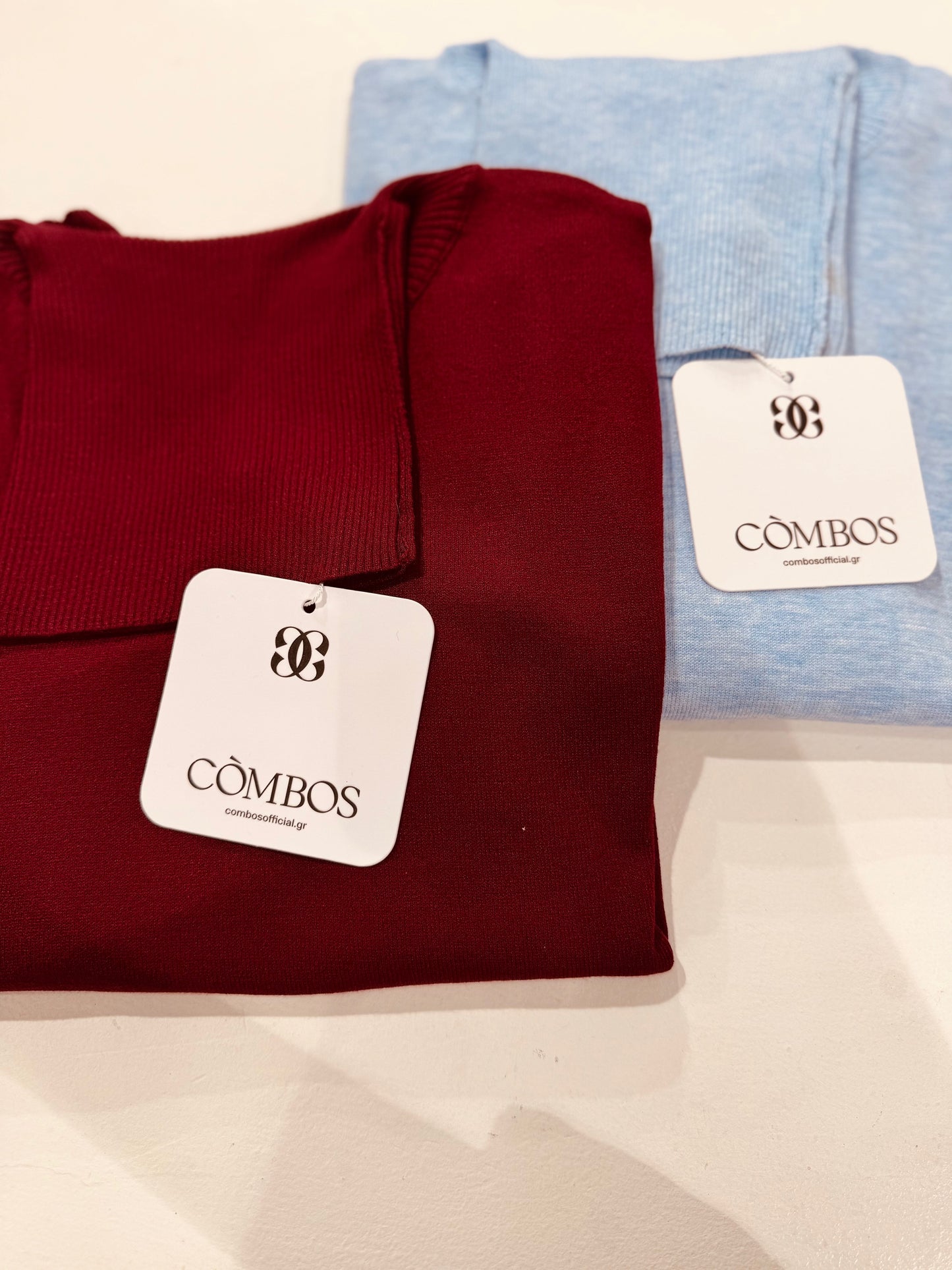 Blouse Turtleneck Basic - Bordeaux