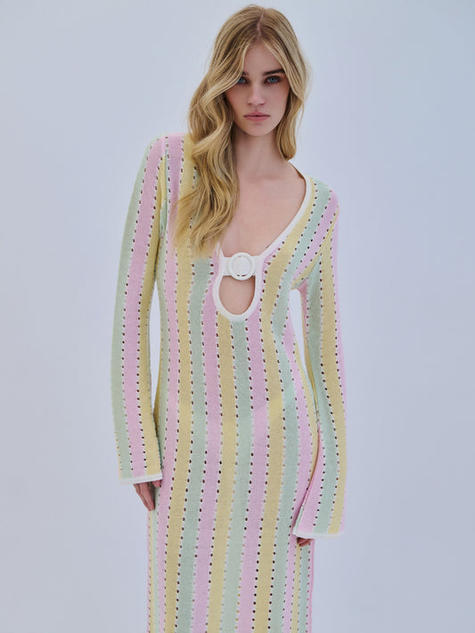 Dress Maxi Ring Tricolor