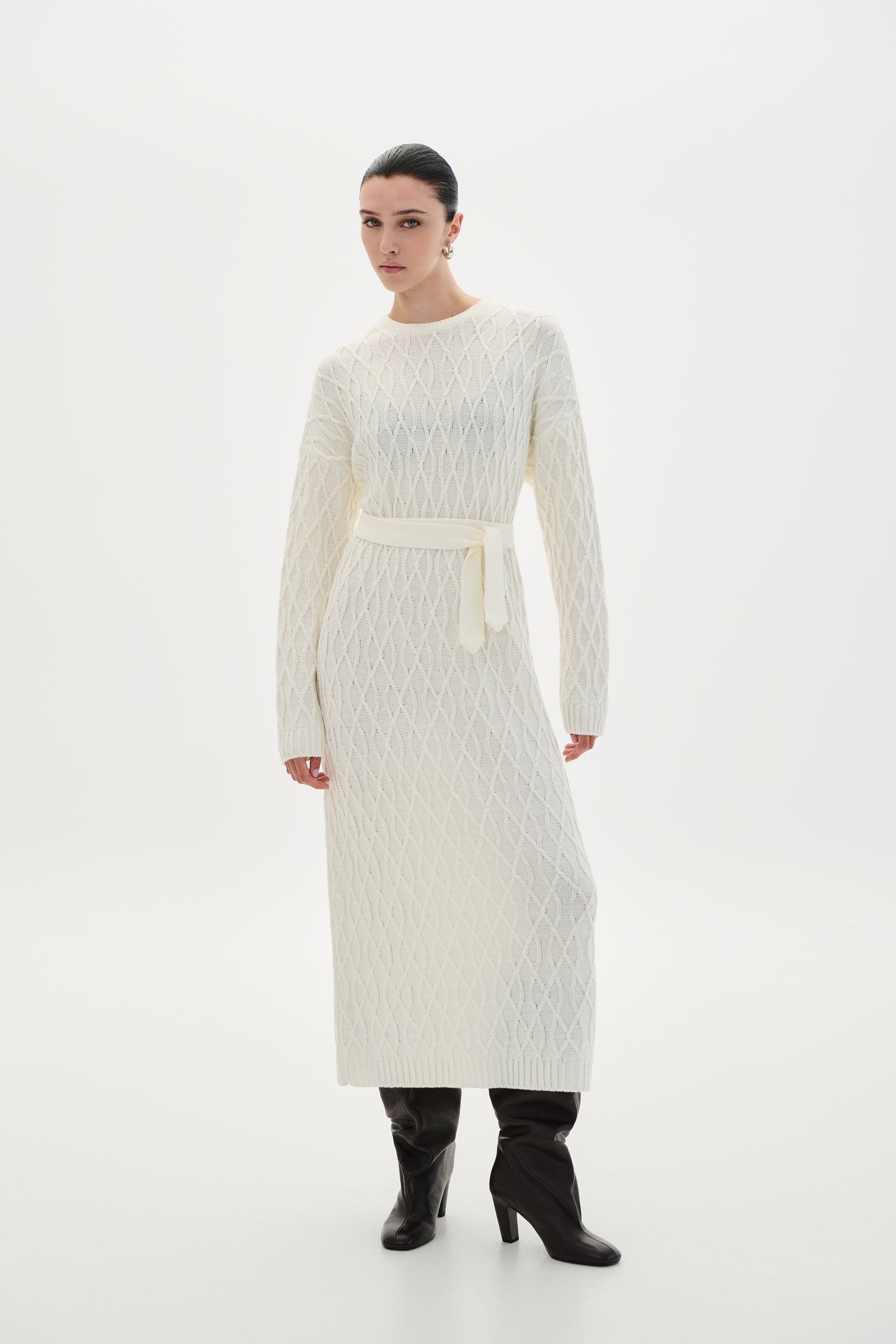 Maxi Dress Belt - Ecru